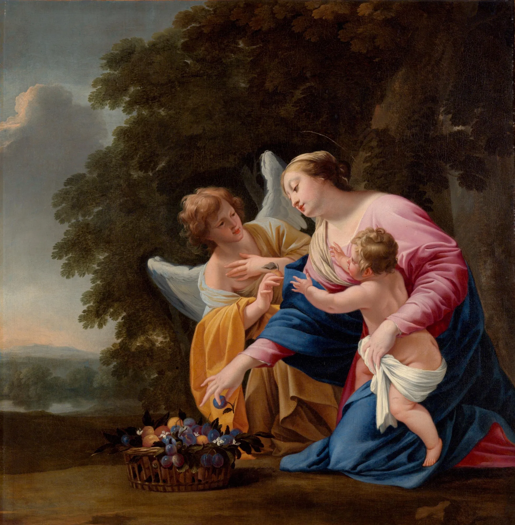 Virgin and Child with an Angel