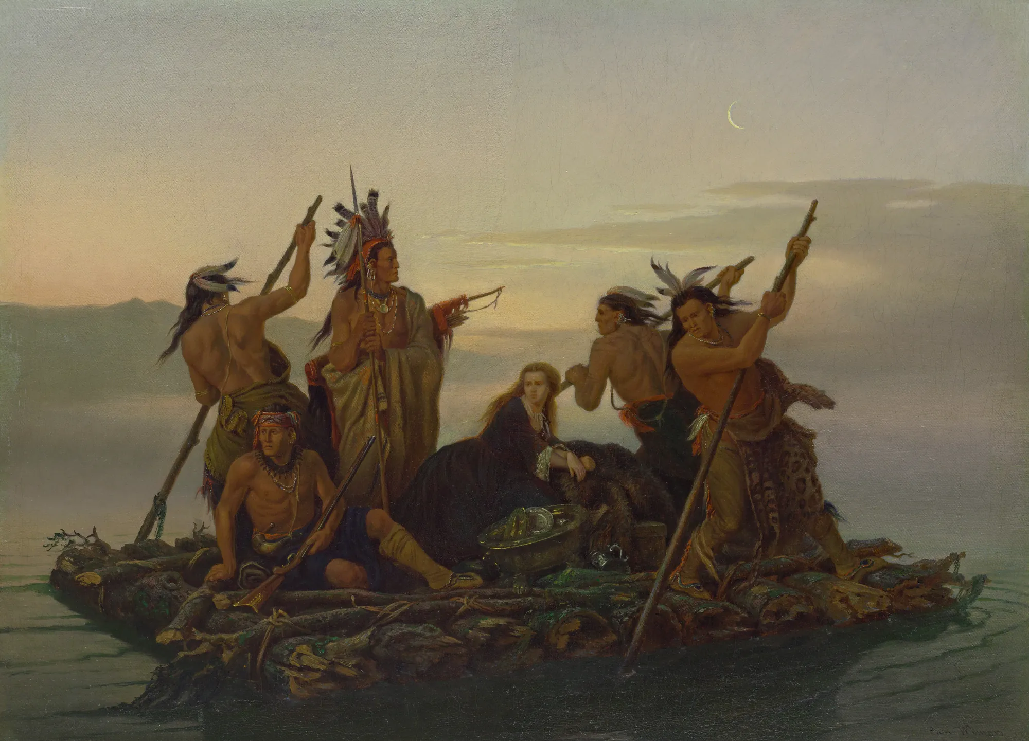 The Abduction of Boone's Daughter by the Indians