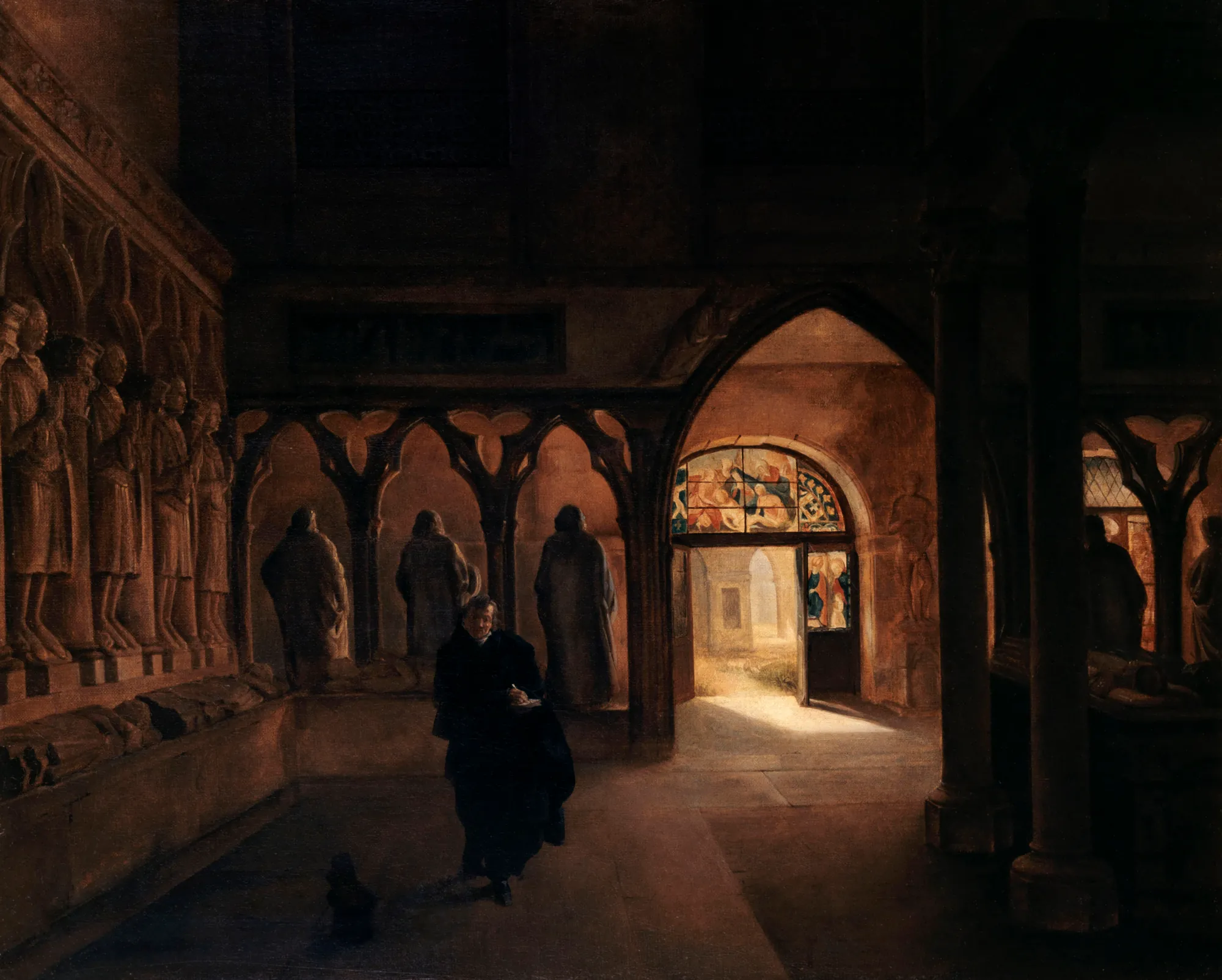 The 14th-Century Sculpture Room at the Musée des Monuments Français