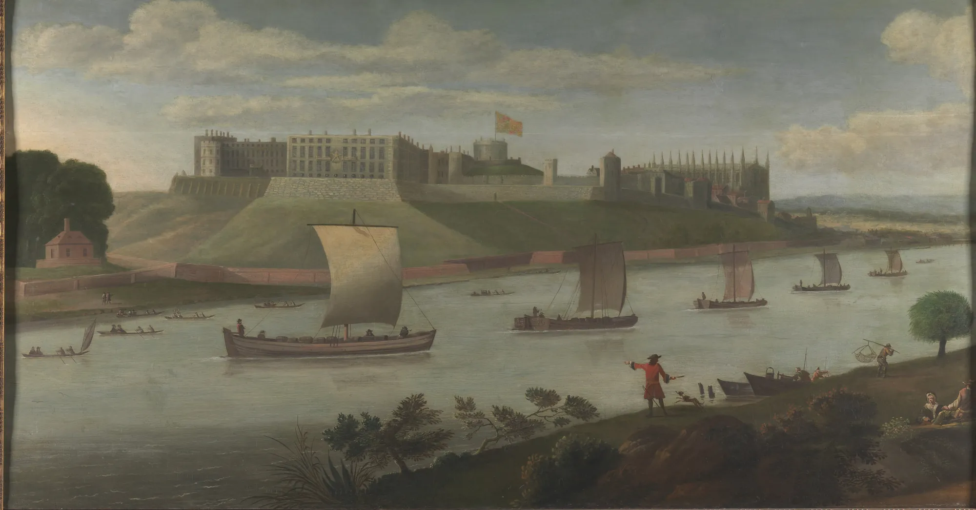 Windsor Castle from the Buckinghamshire Bank