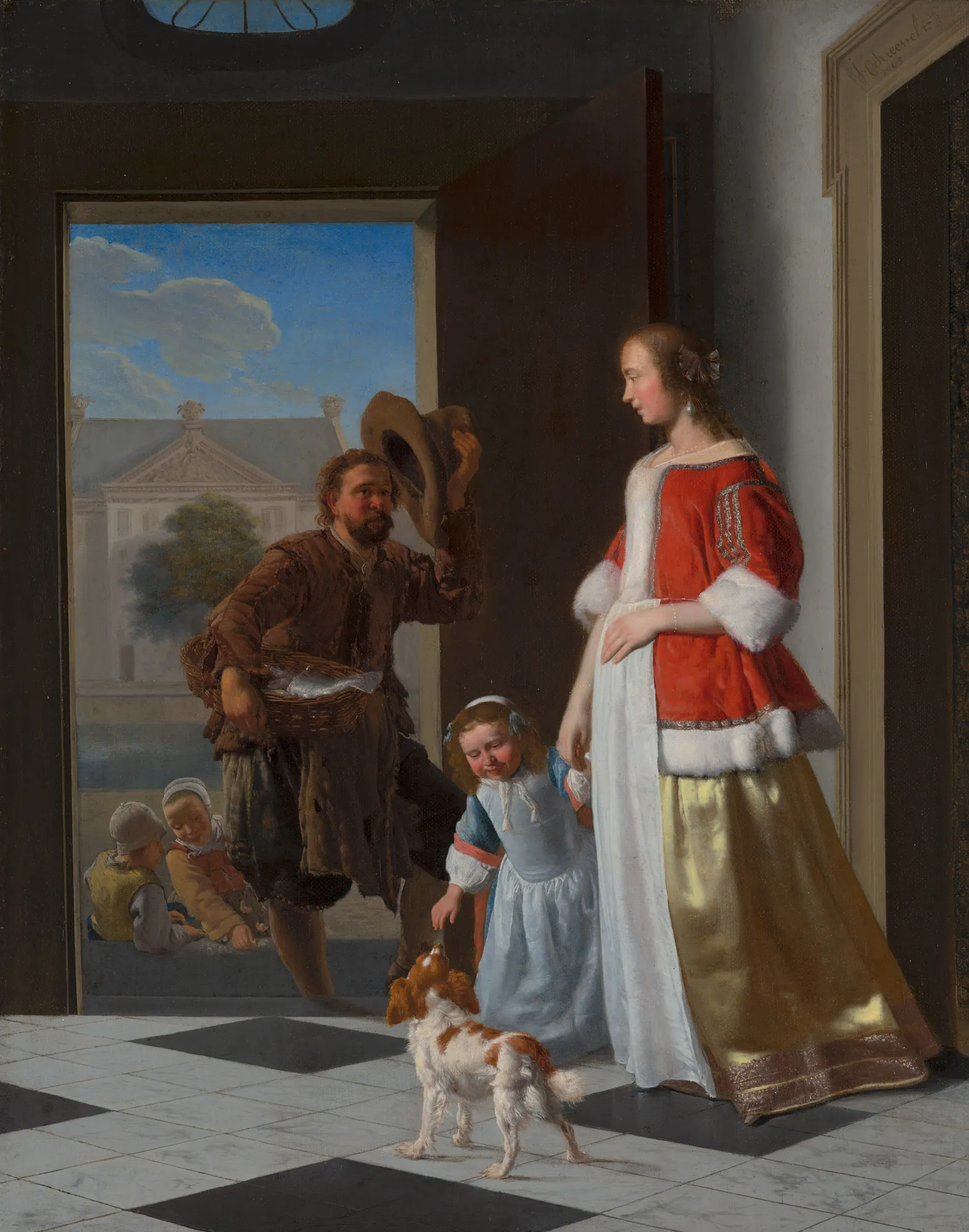 A Fishmonger at the Door