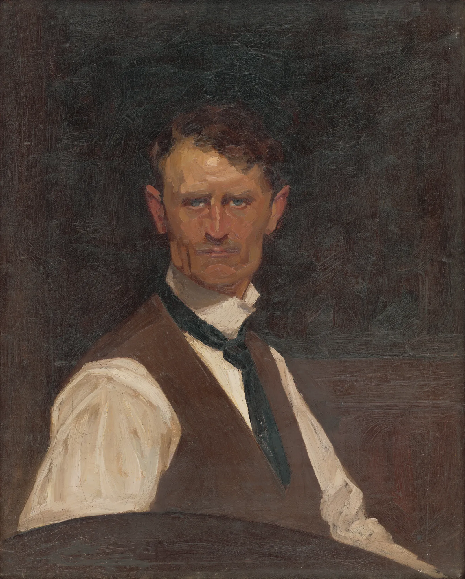 Self-Portrait in a White Shirt