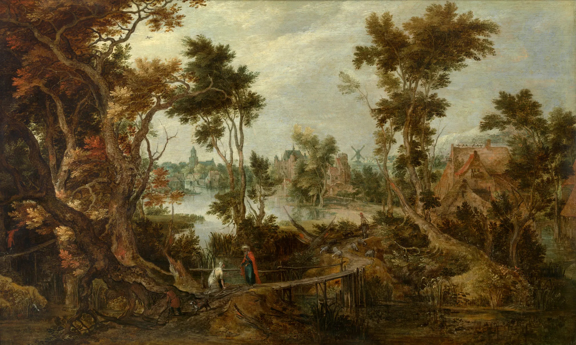 Landscape with Prophet Elijah and the Widow of Zarephath