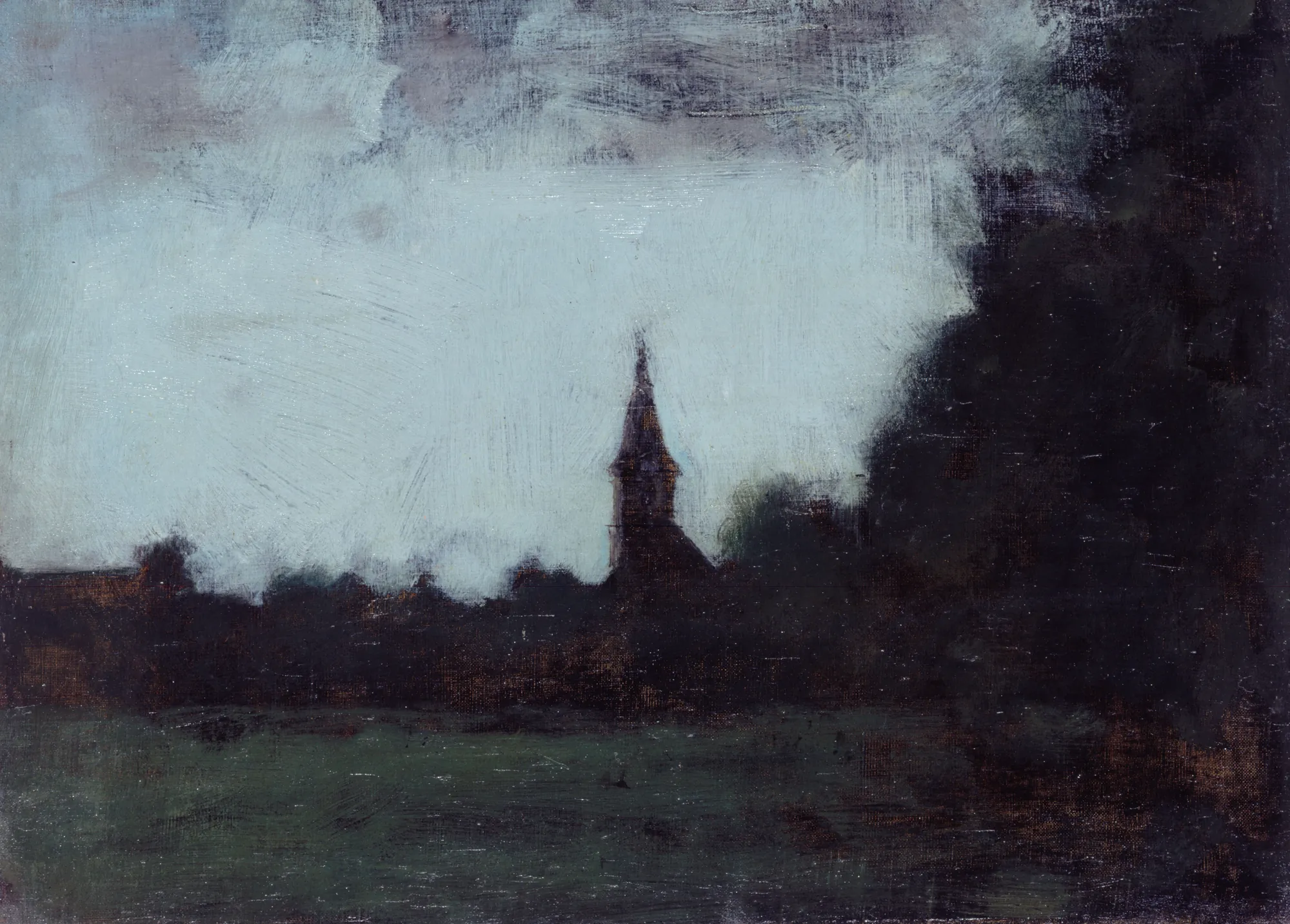 Alsace Landscape, the Steeple of Bernwiller