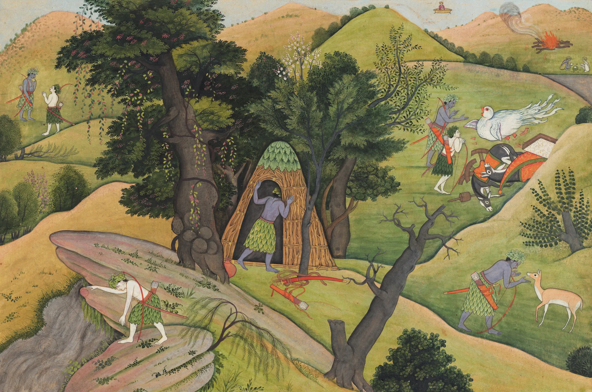 Rama's Search for Sita: Meeting Jatayu