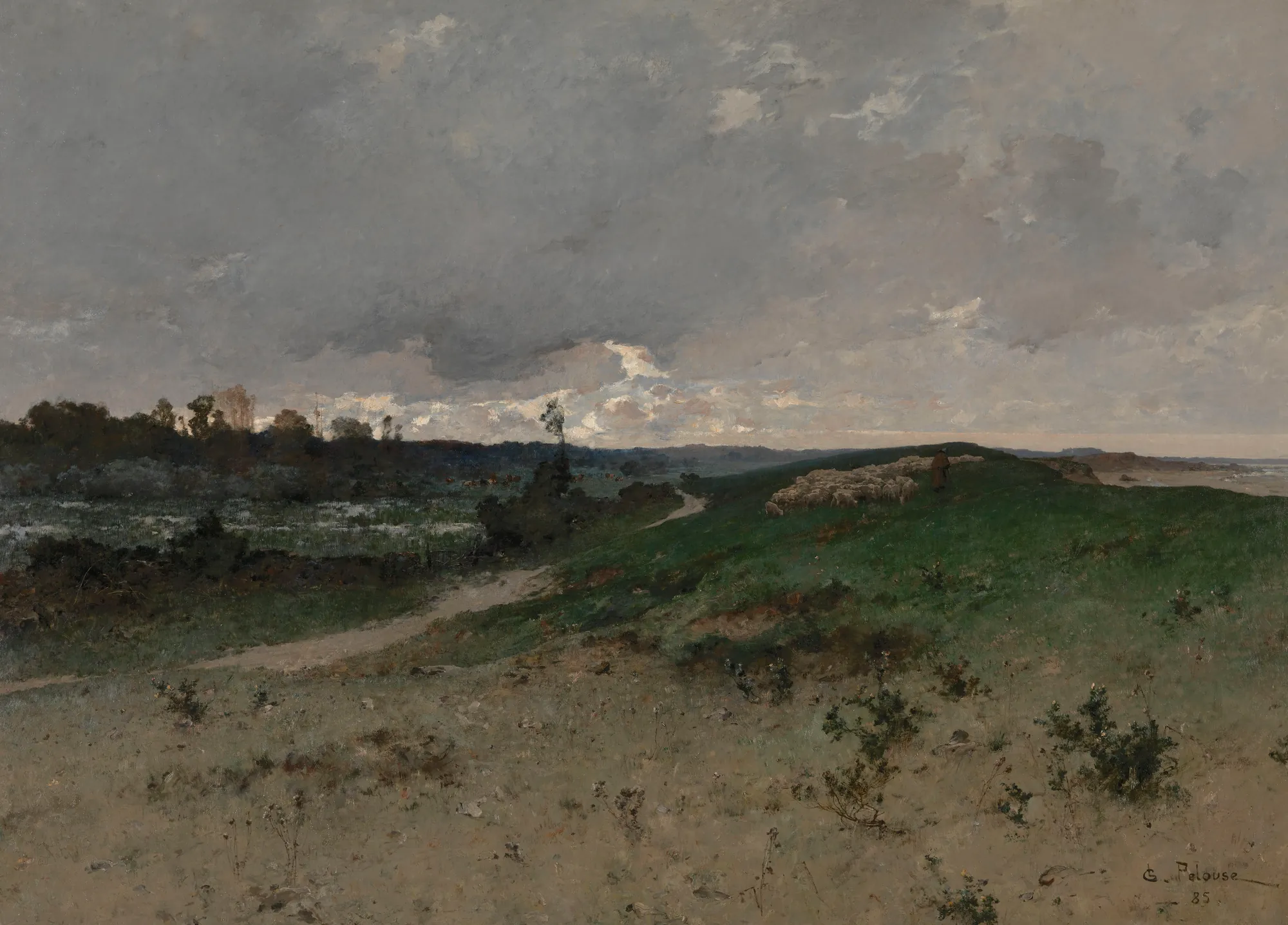 Landscape near Saint-Jean-le-Thomas (Normandy)