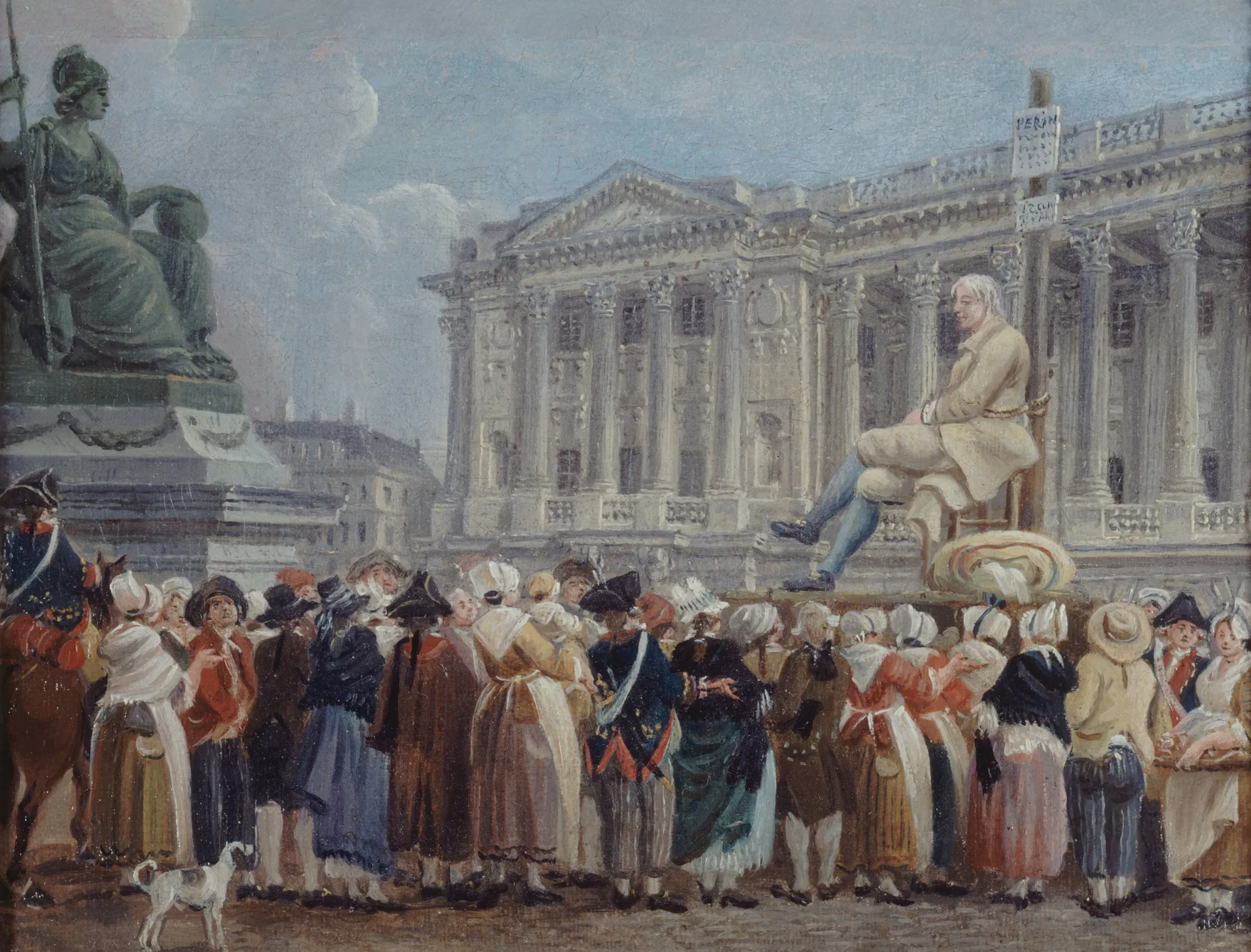 Exposition of Perrin on the Place de la Révolution