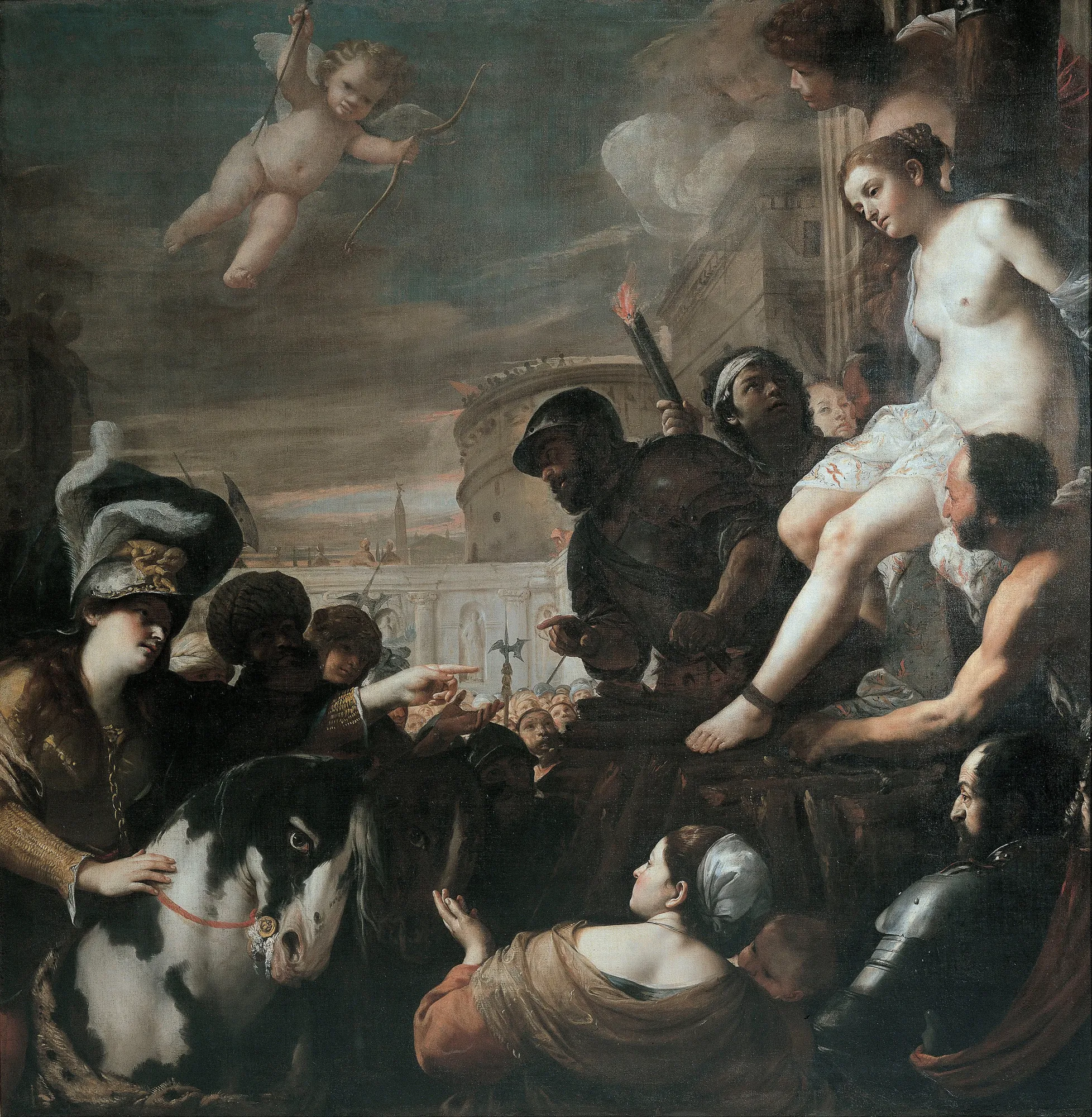 Clorinda Rescuing Olindo and Sophronia