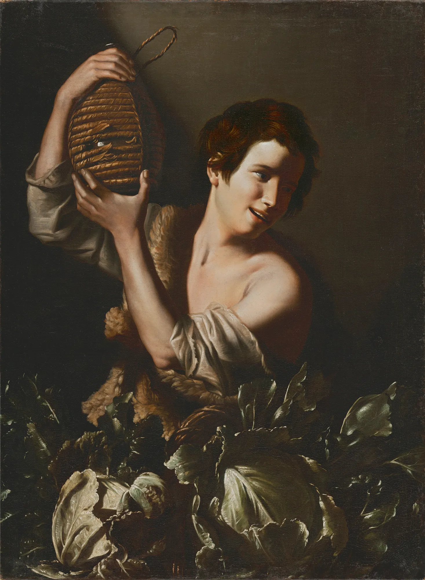 Young Peasant with a Flask