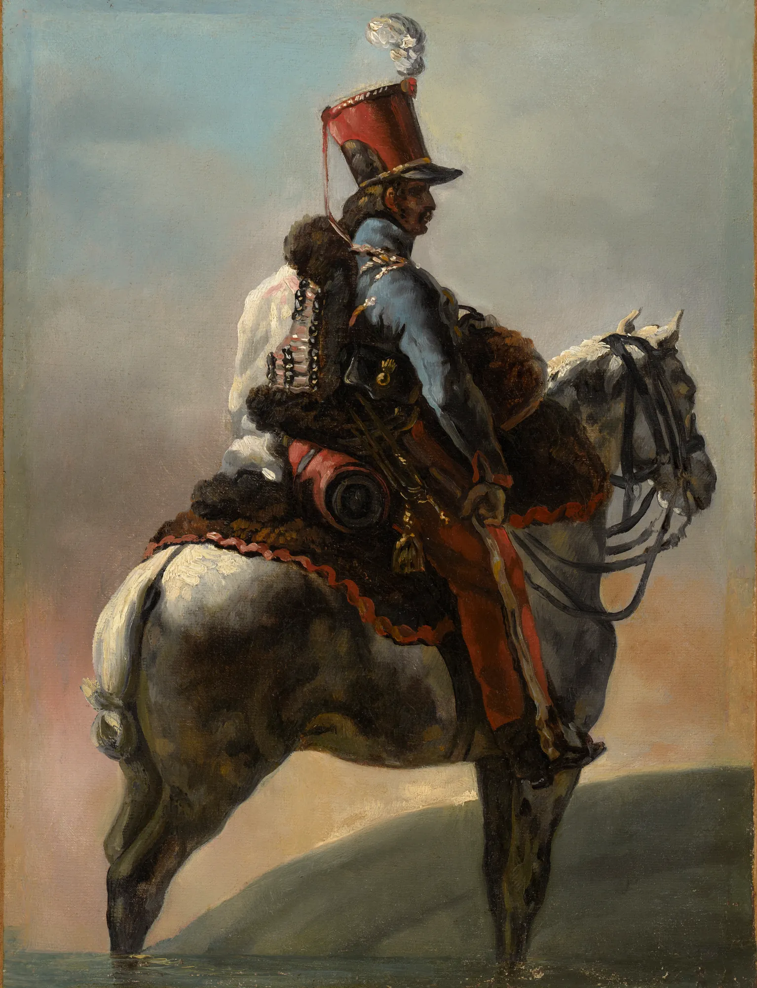 Study after Trumpeter of the Hussars