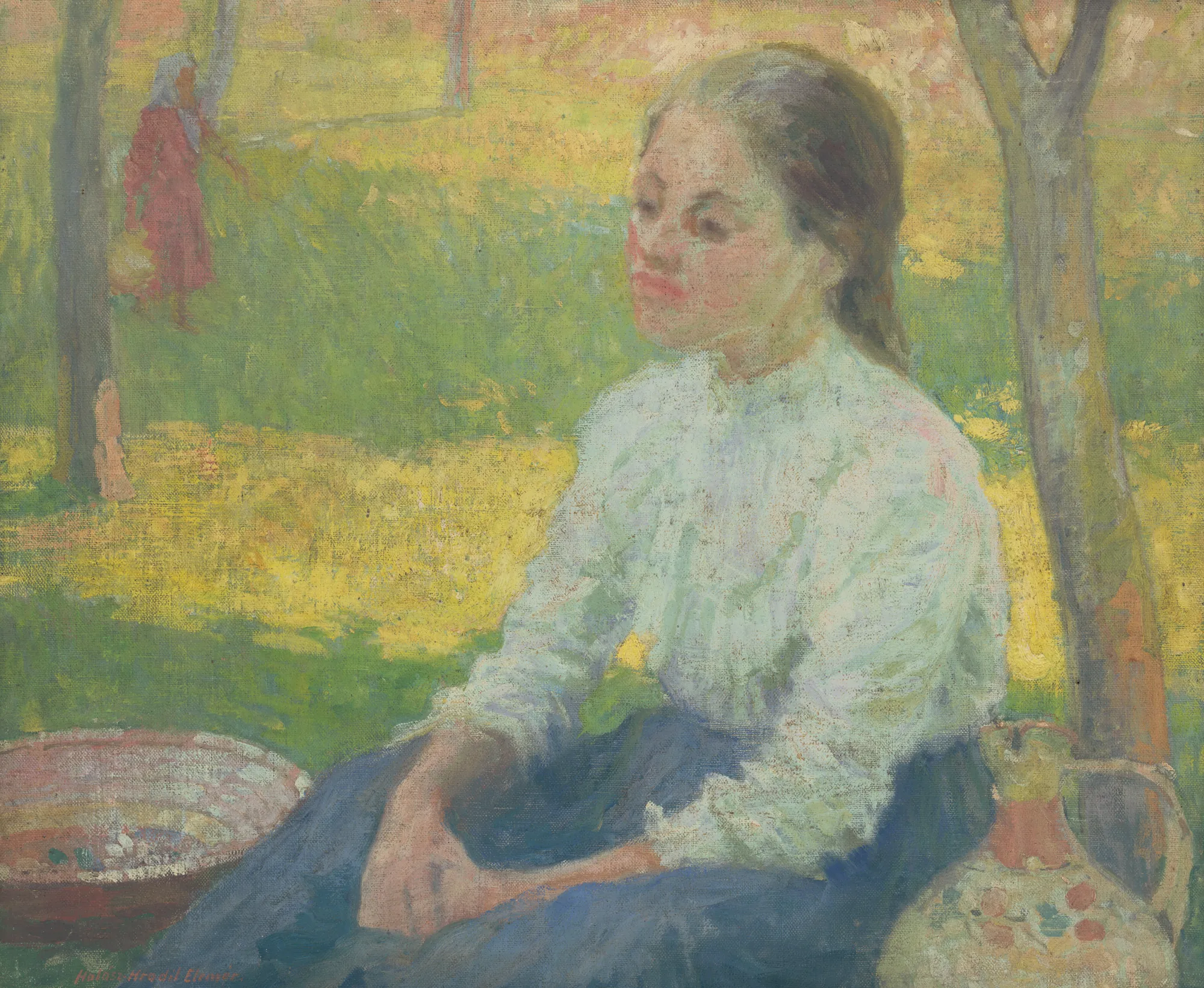Peasant Girl in the Garden