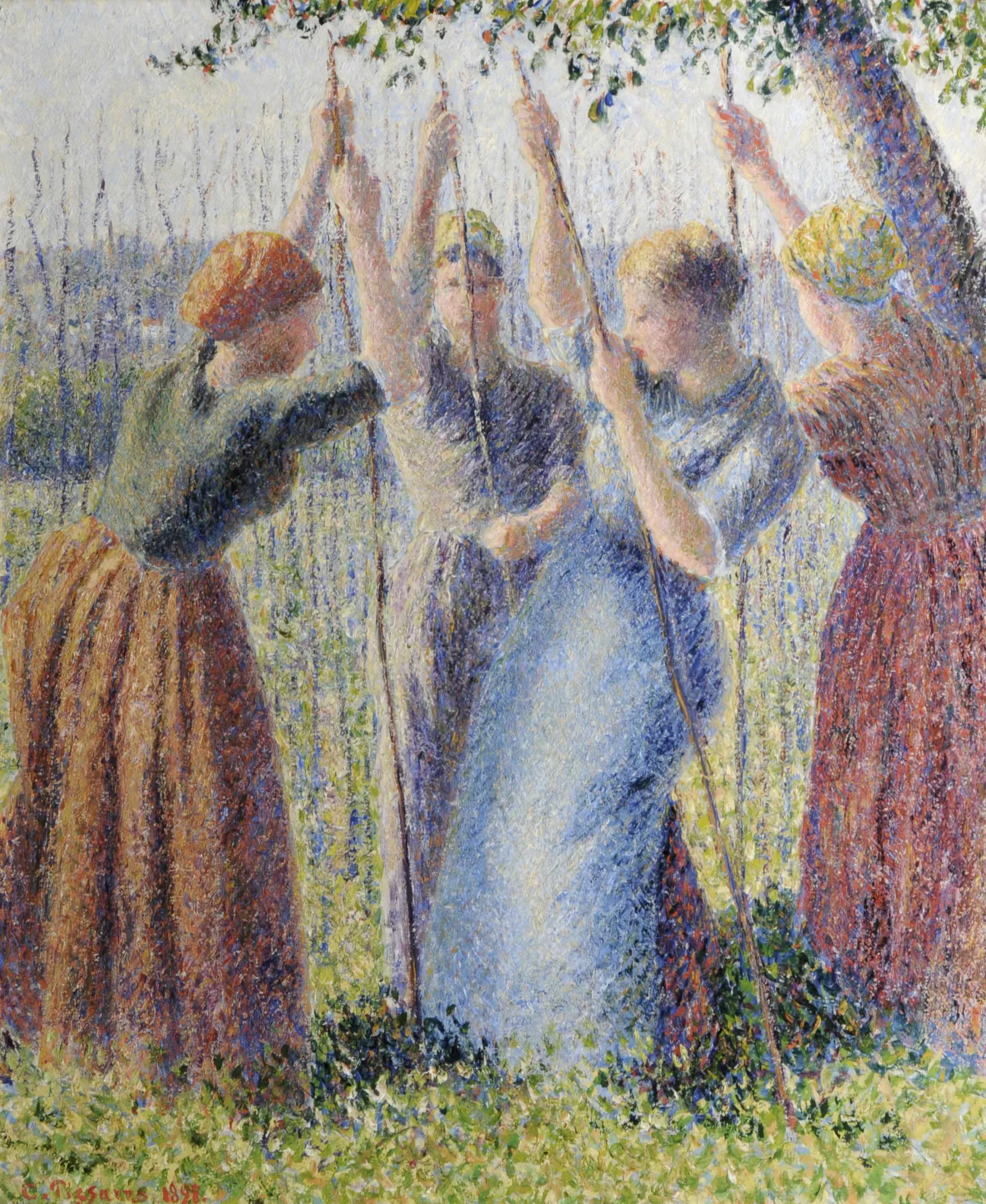 Peasant Women Planting Pea Sticks (Paysannes plantant des rames)