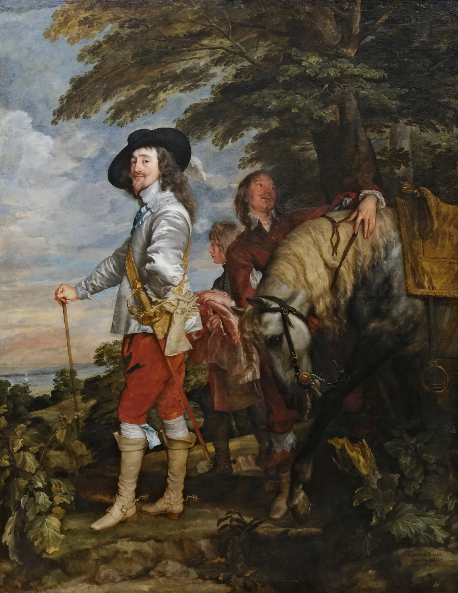 Charles I at the Hunt