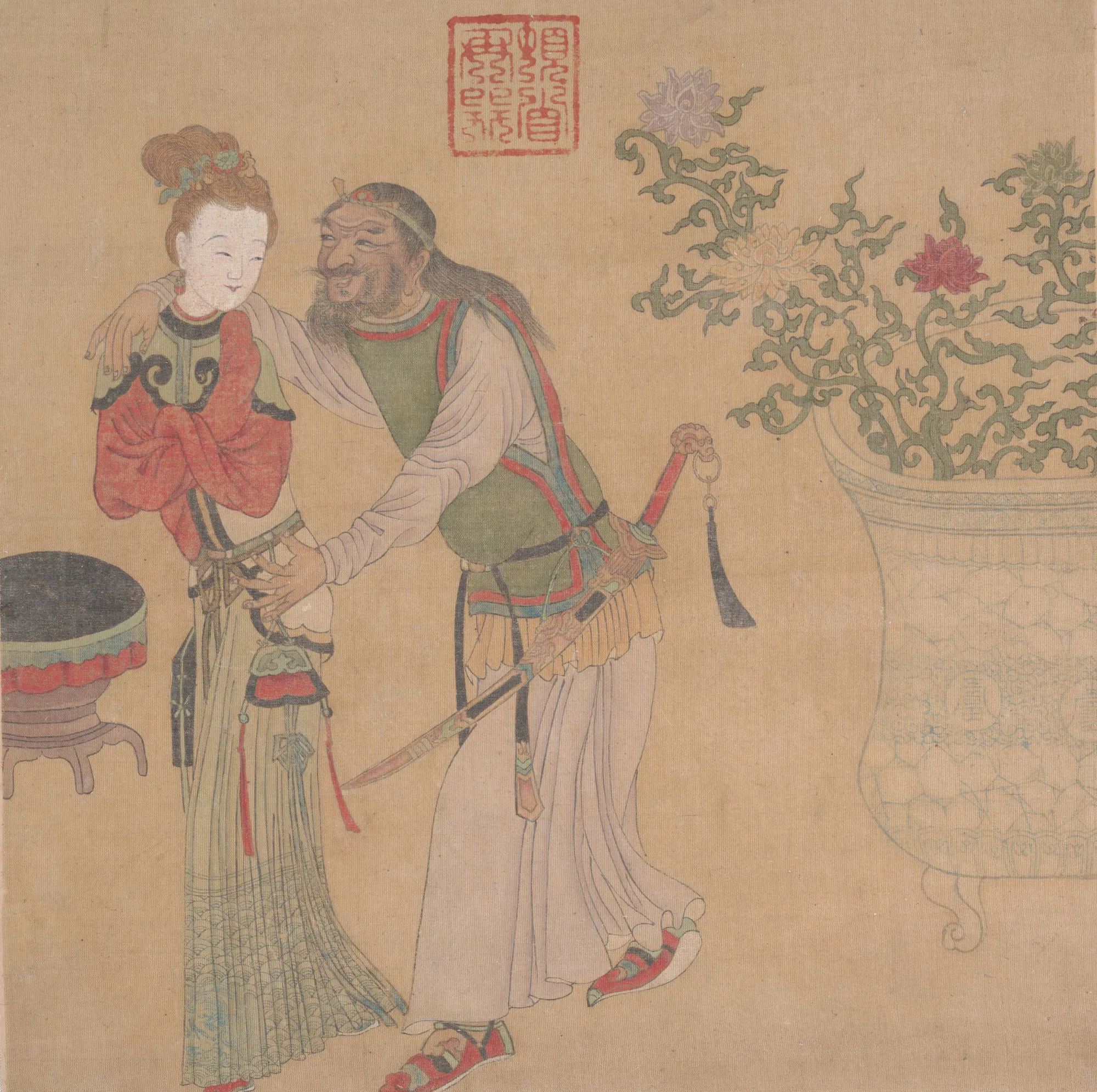 Tartar Officer Courting a Lady