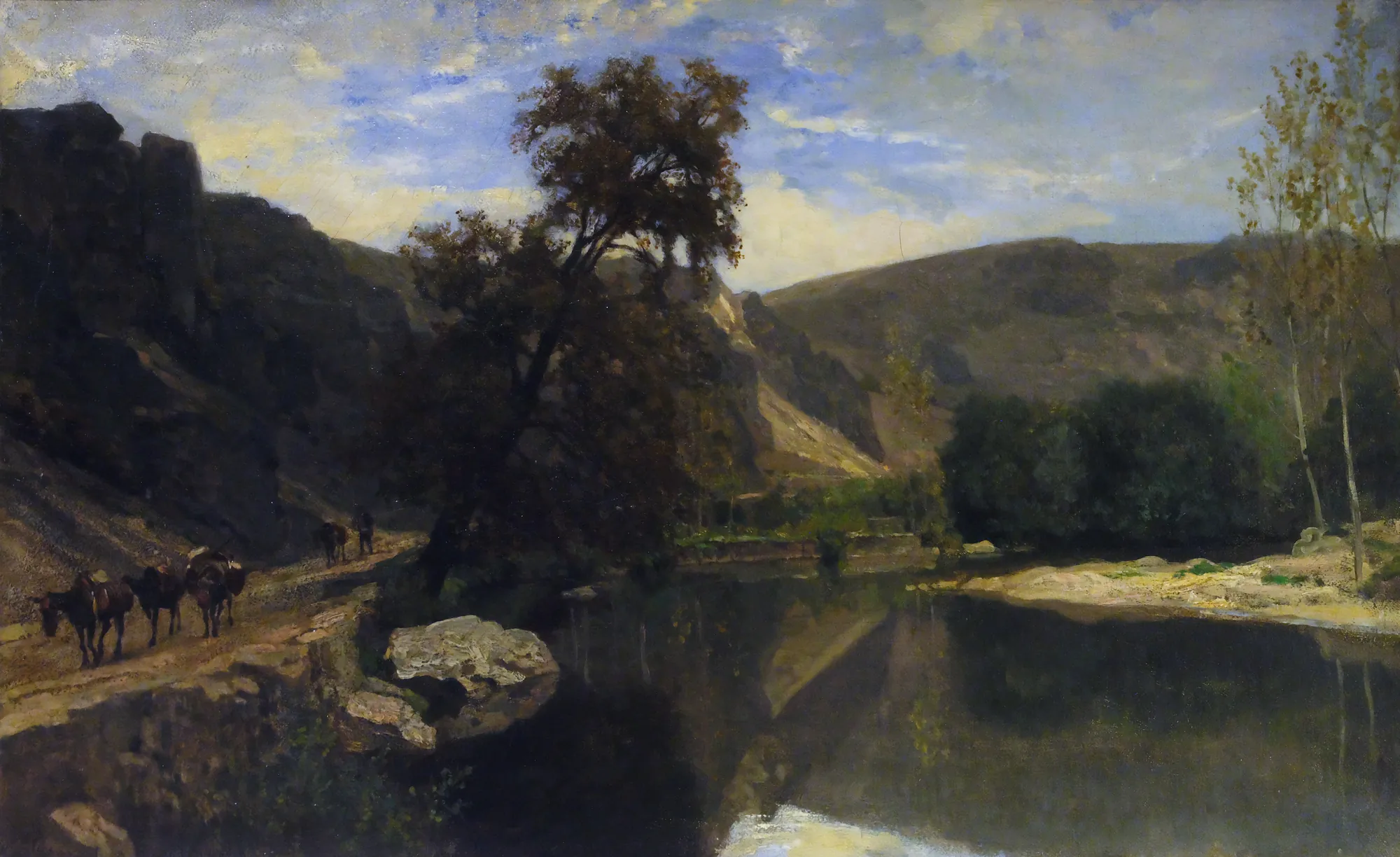 The Banks of the River Cousin, near Avallon