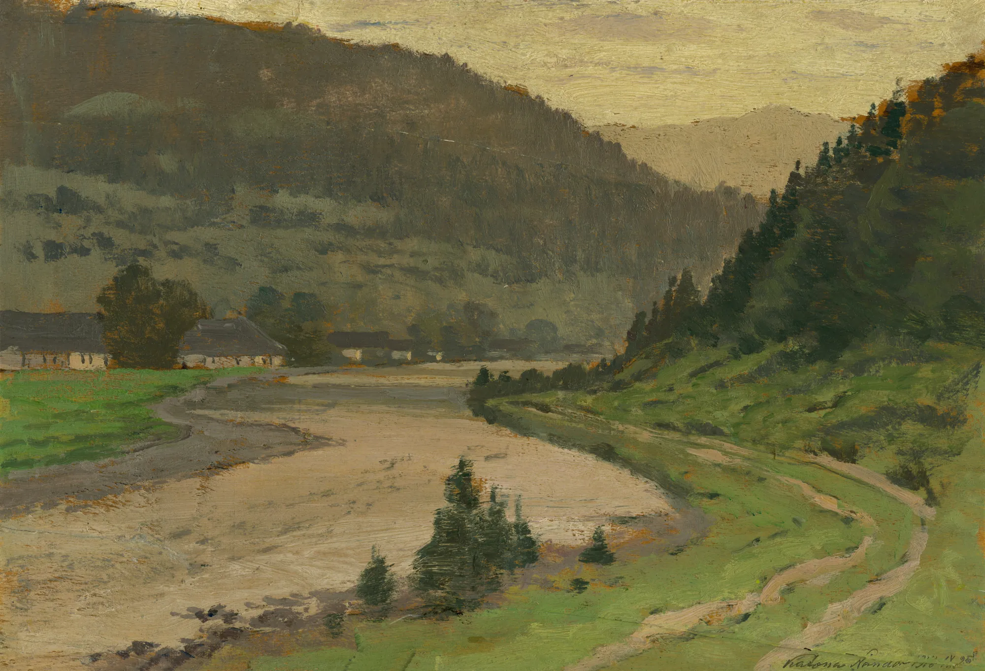 Landscape by the Hornád