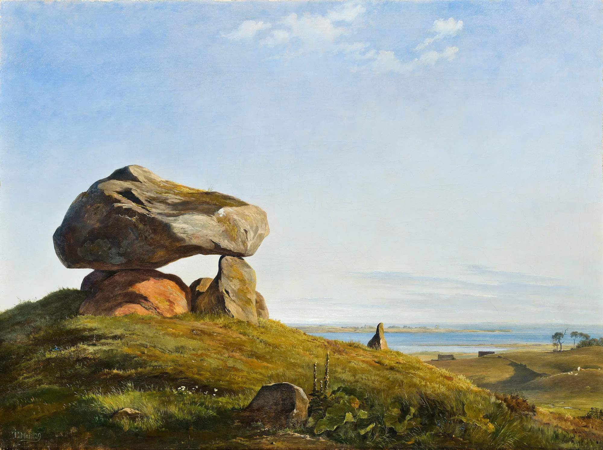 A Burial Mound by Raklev on Refsnæs