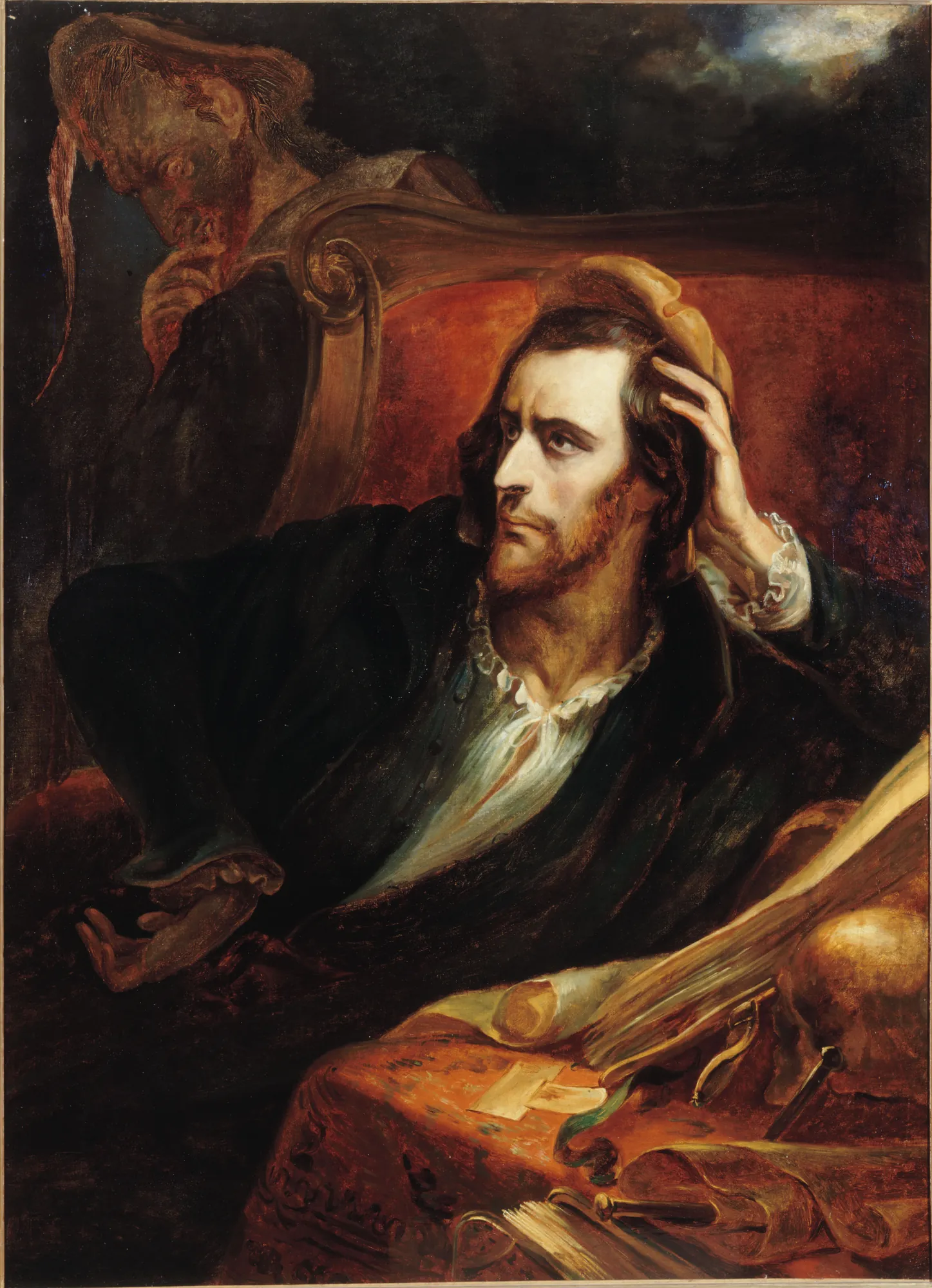 Faust in His Study