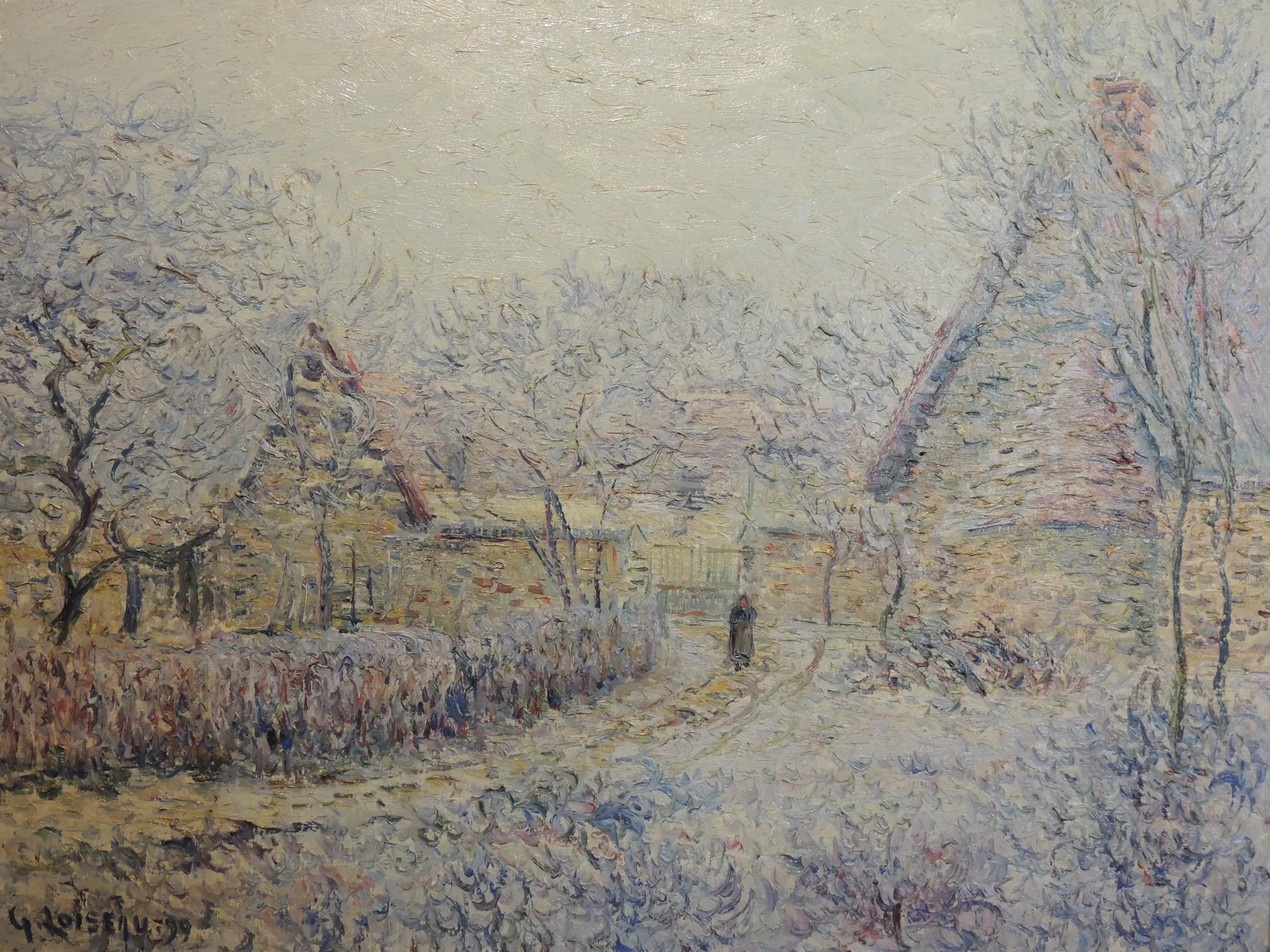 Tournedos-sur-Seine: Snow, Frost, and Mist
