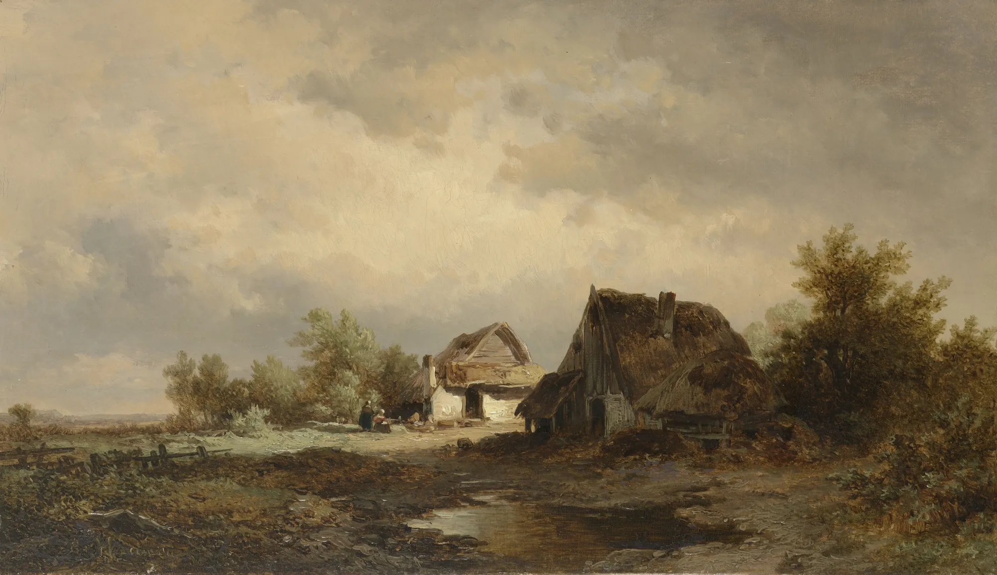 Landscape with Cottages on the Heath