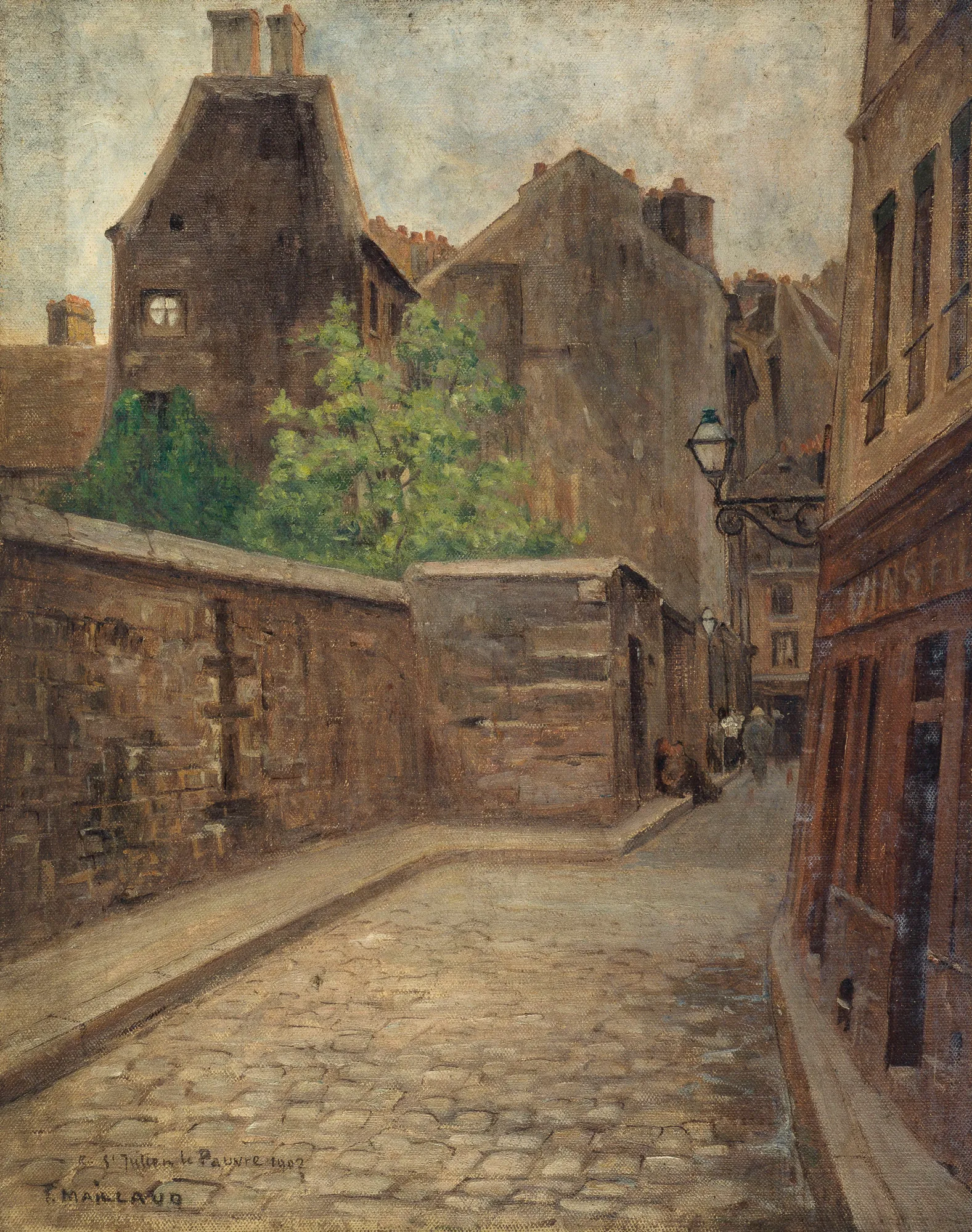 La rue Saint-Julien-le-Pauvre