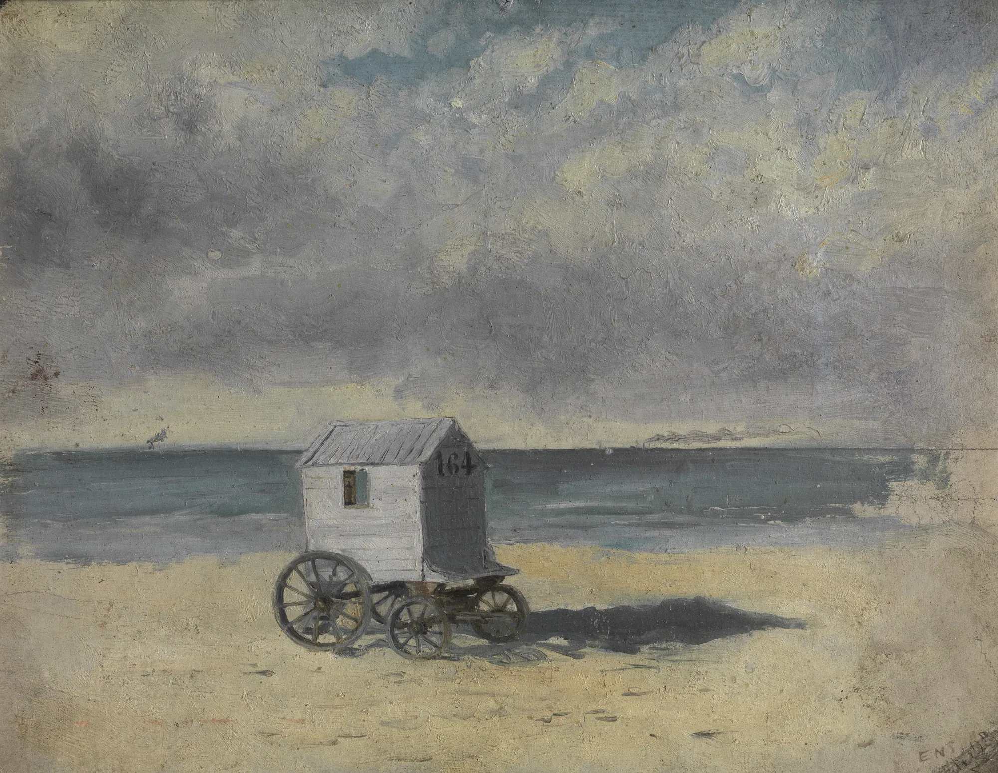 Bathing-hut