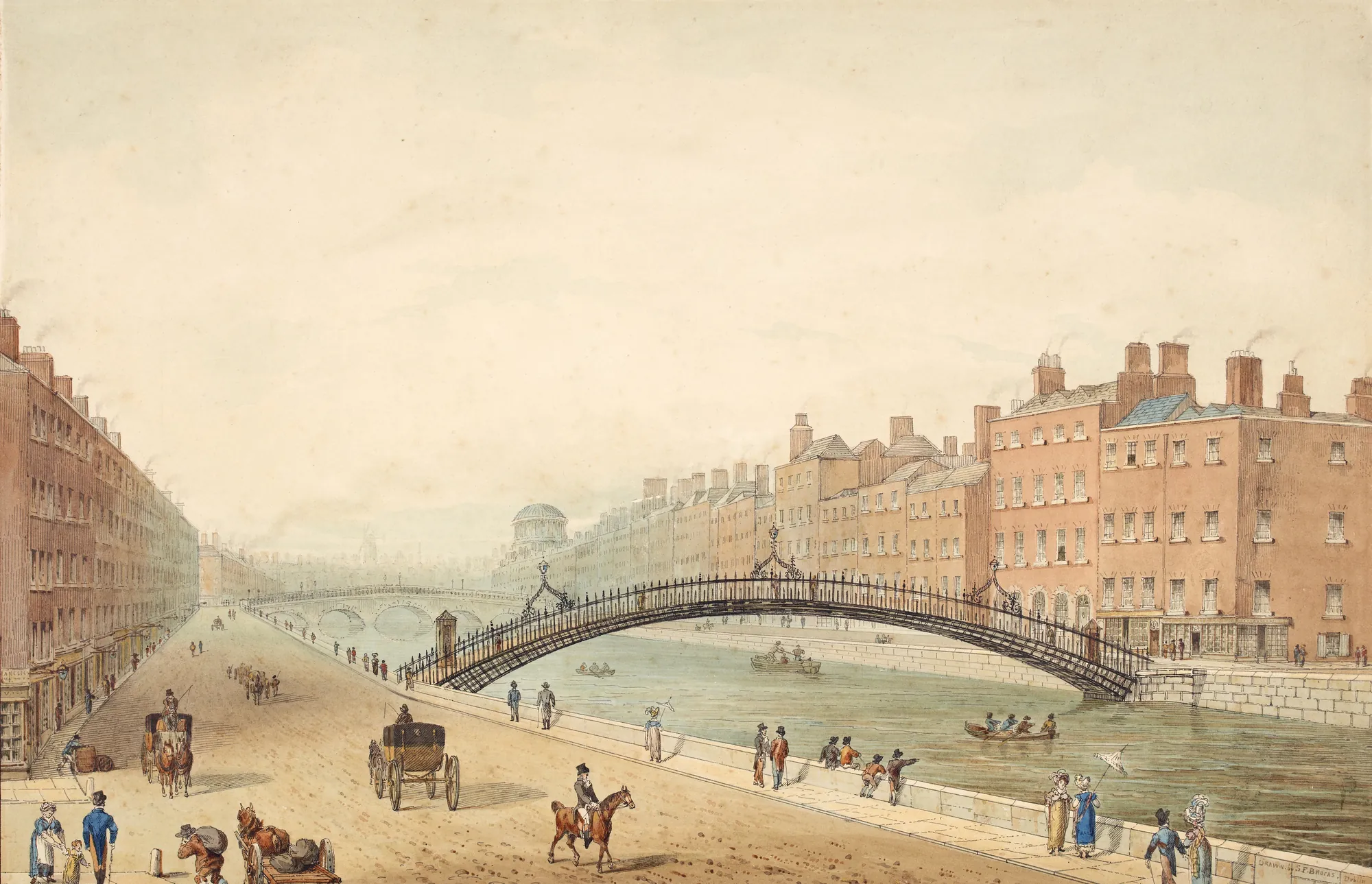 The Ha'Penny Bridge, Dublin