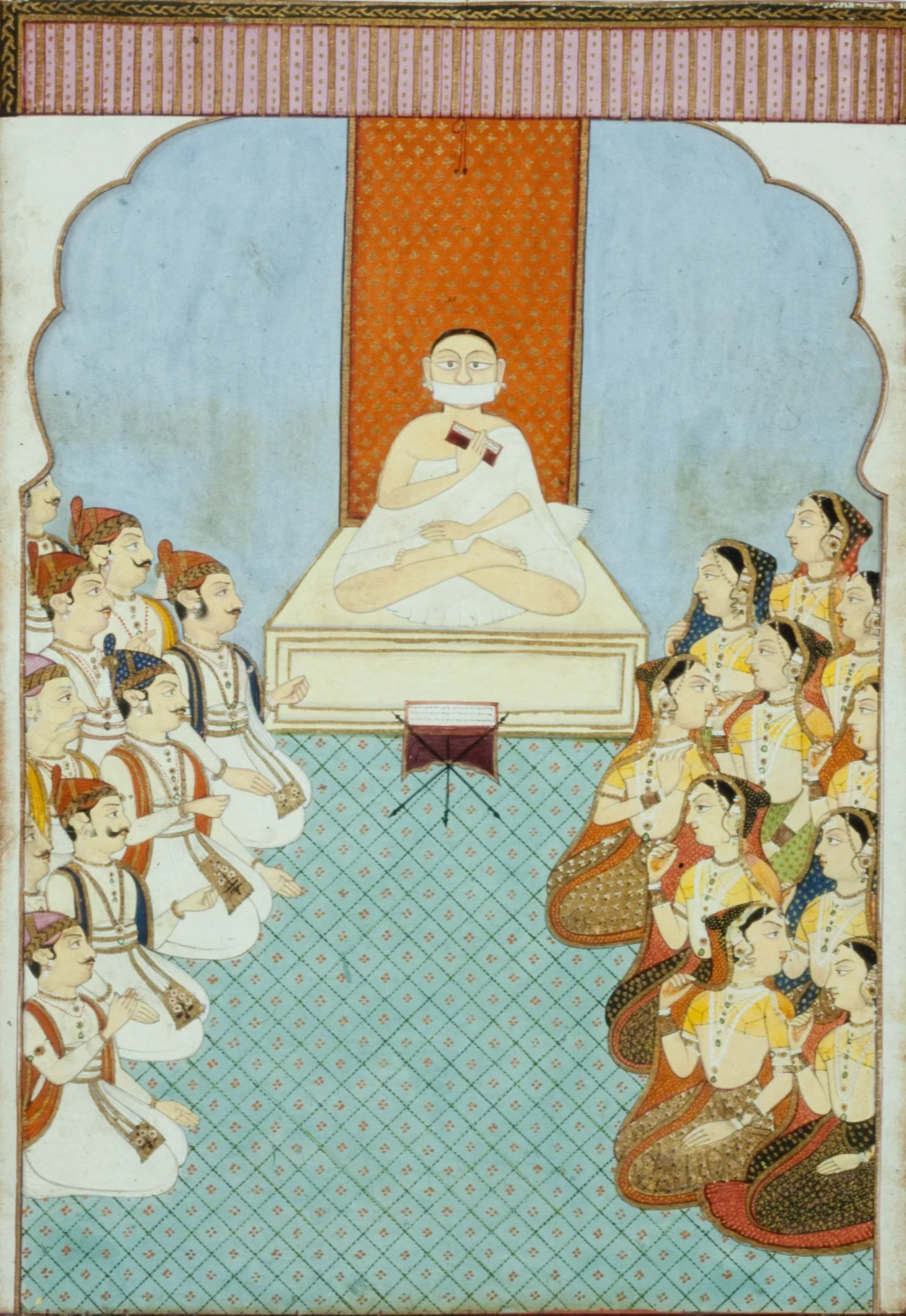 A Jain Guru Gives a Sermon