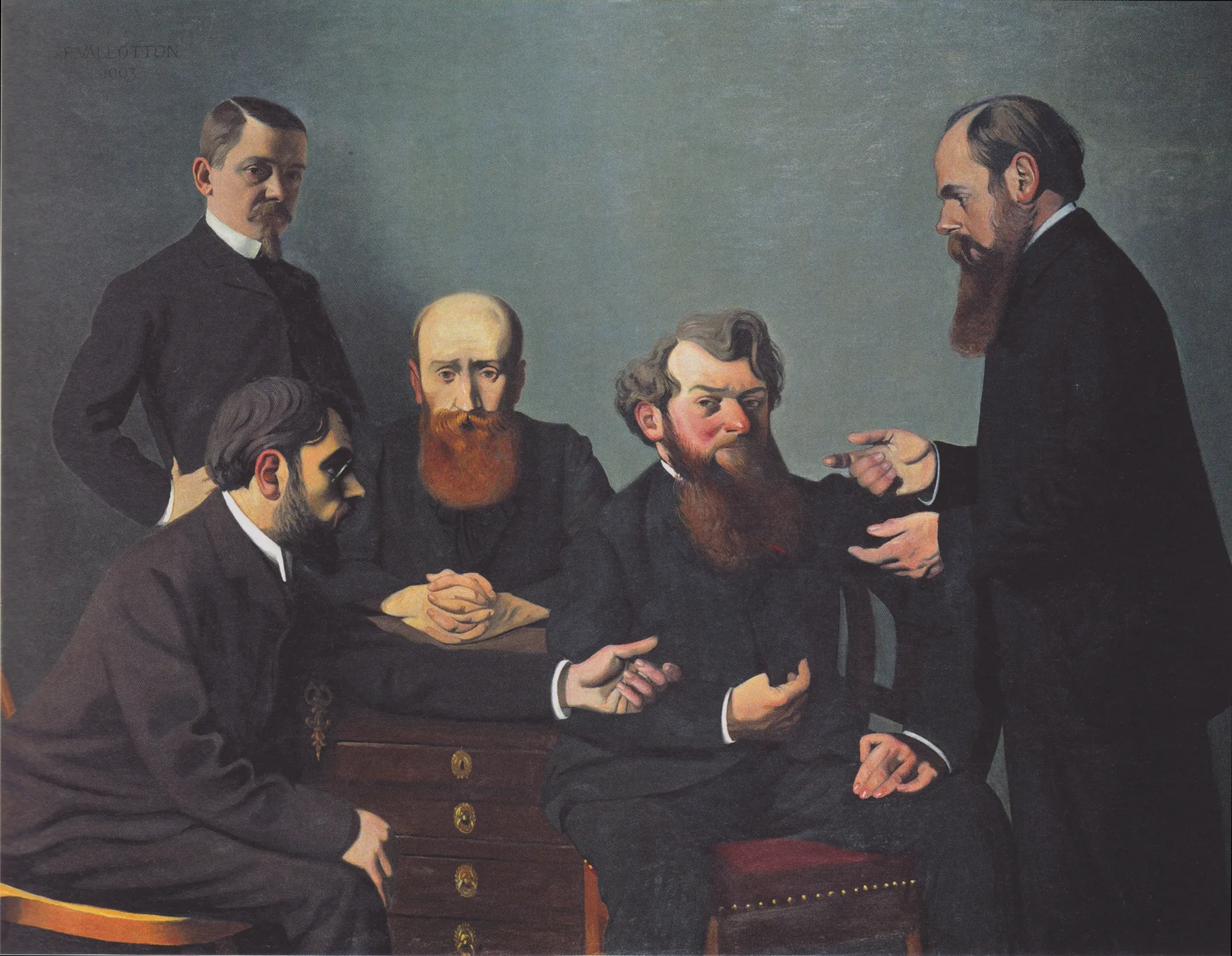 The Five Painters (Les cinq peintres)