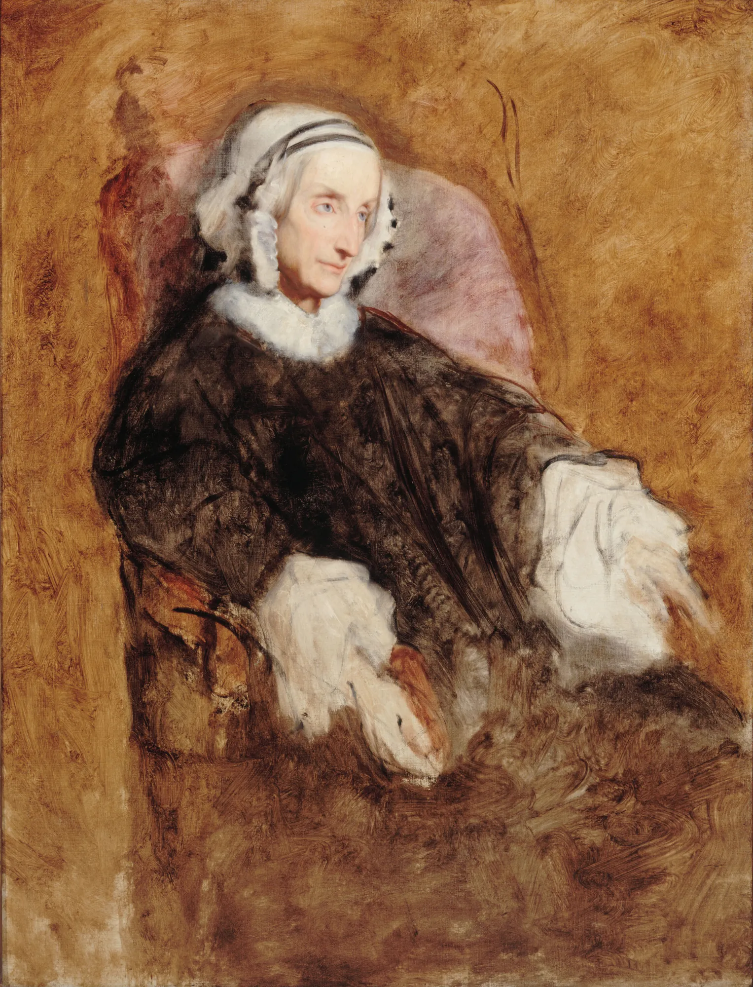 Portrait of Queen Marie-Amélie in Mourning