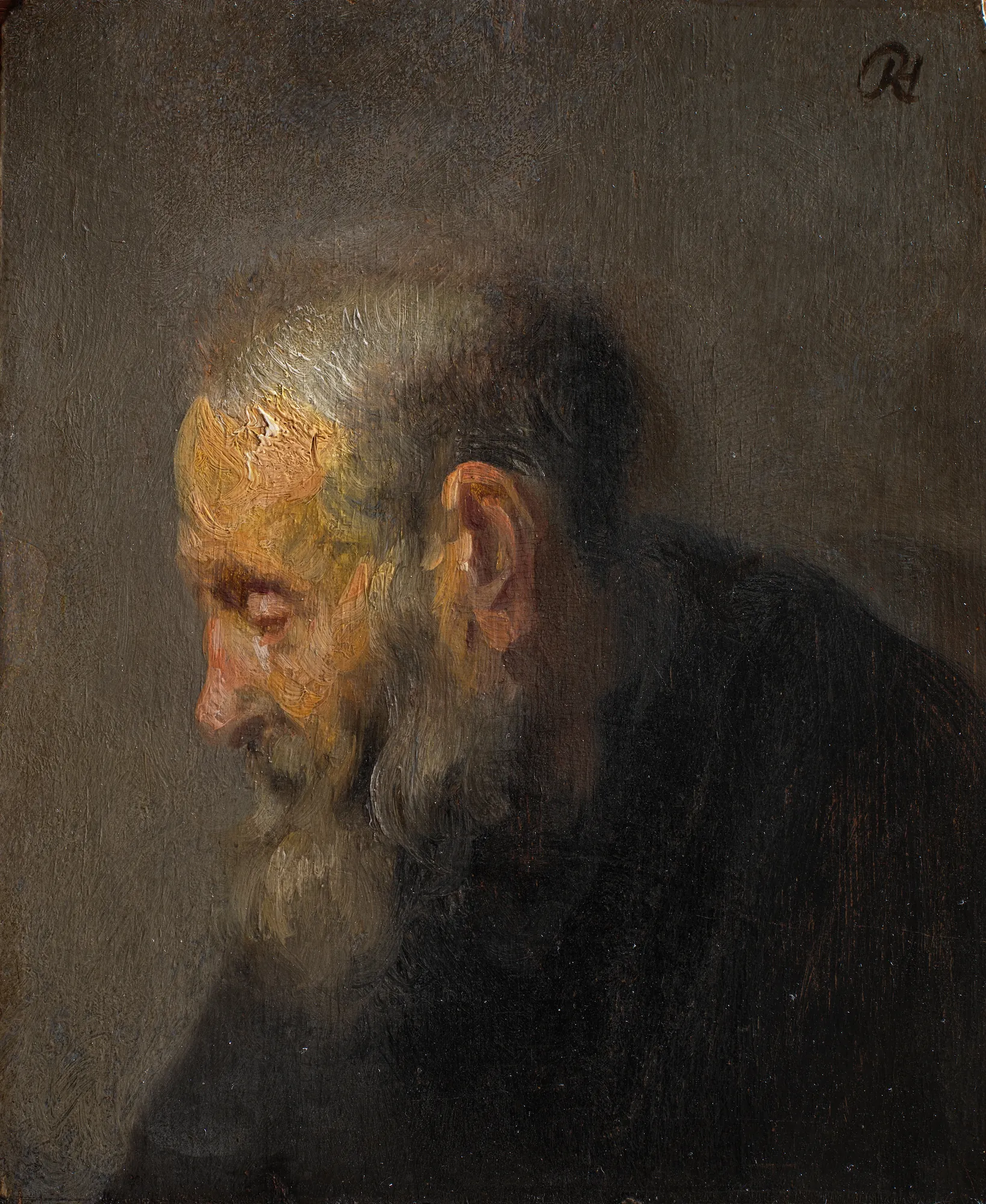Study of an Old Man in Profile