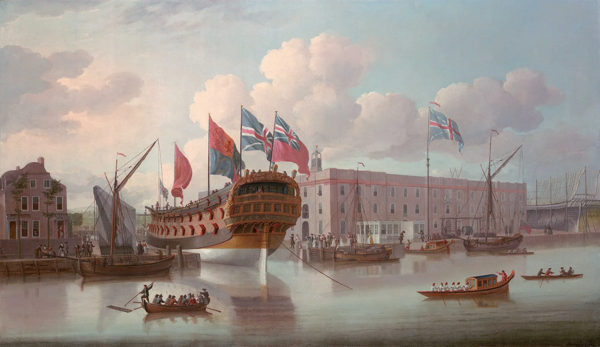 The St Albans Floated out at Deptford