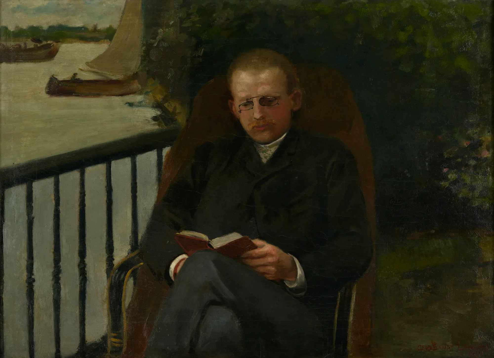 Portrait of a Reading Man
