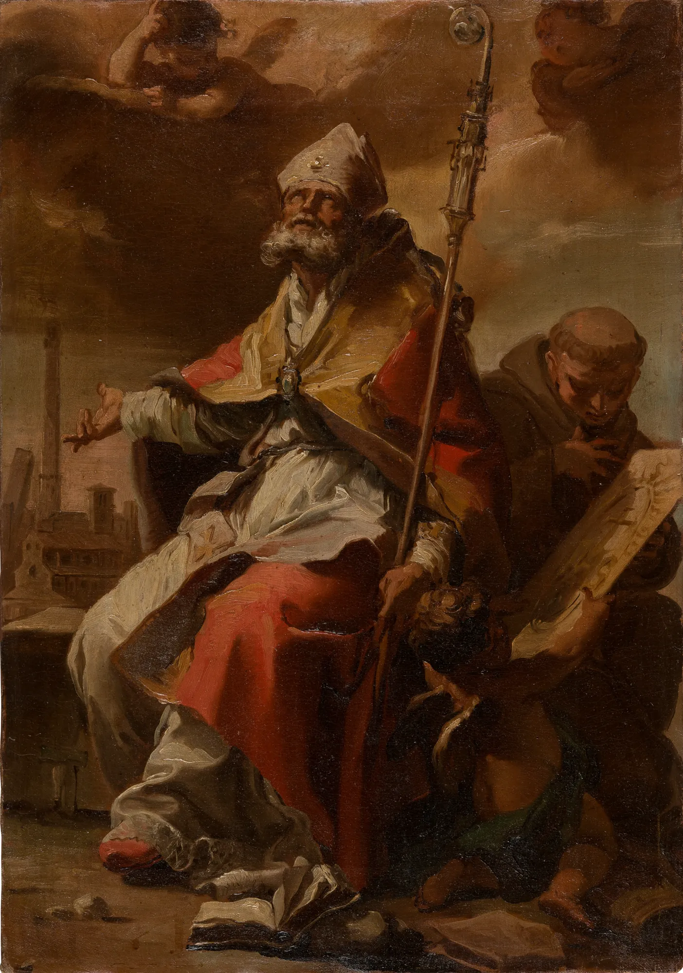 Saints Petronius of Bologna and Bernardin of Siena