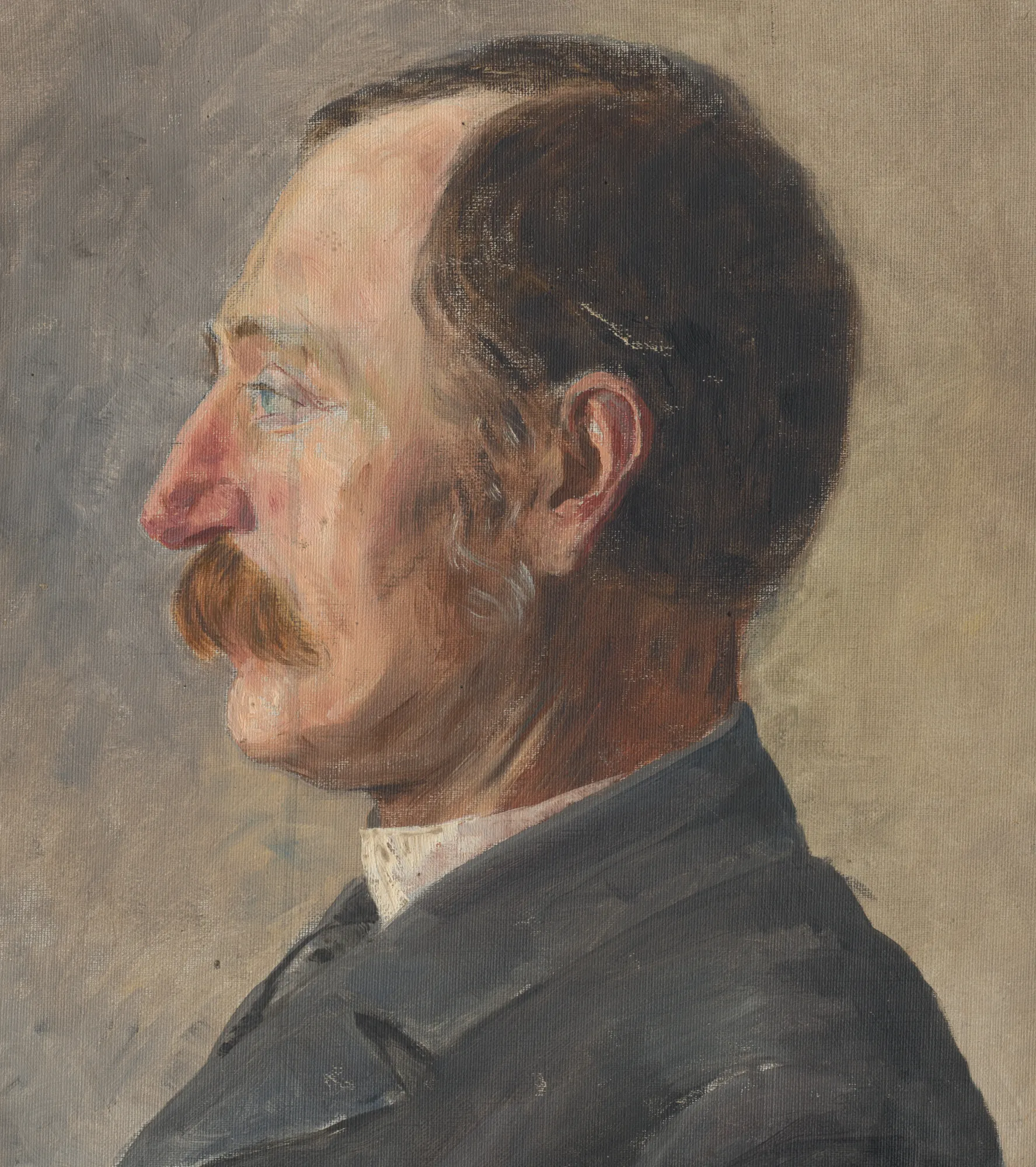 Study of a Man's Head in Profile