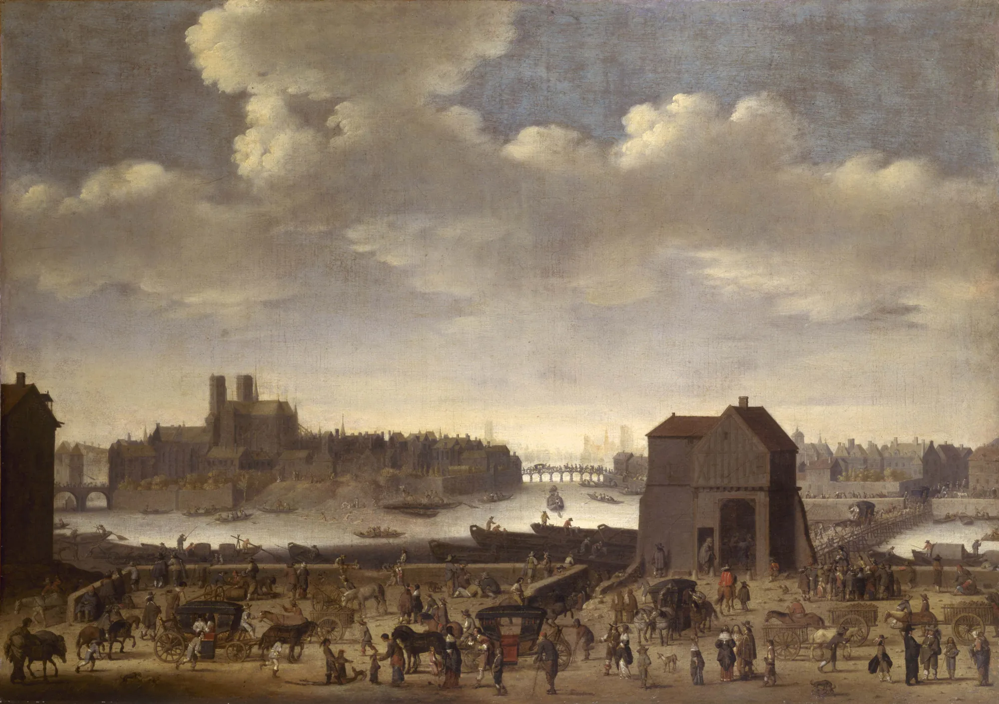 The Quai and the Pont de la Tournelle, Paris