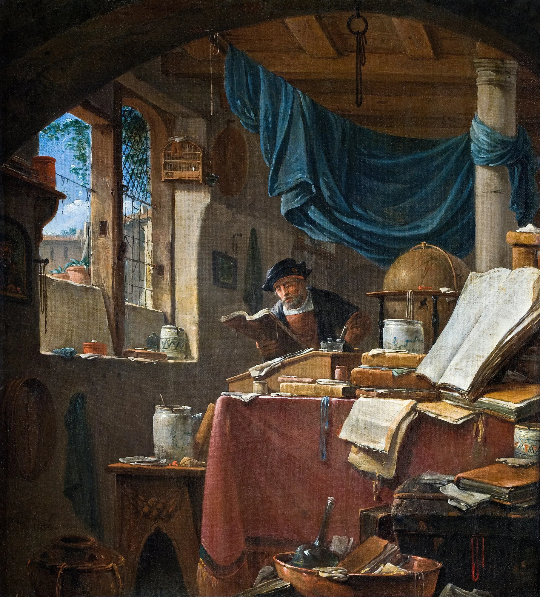 A Scholar in His Study