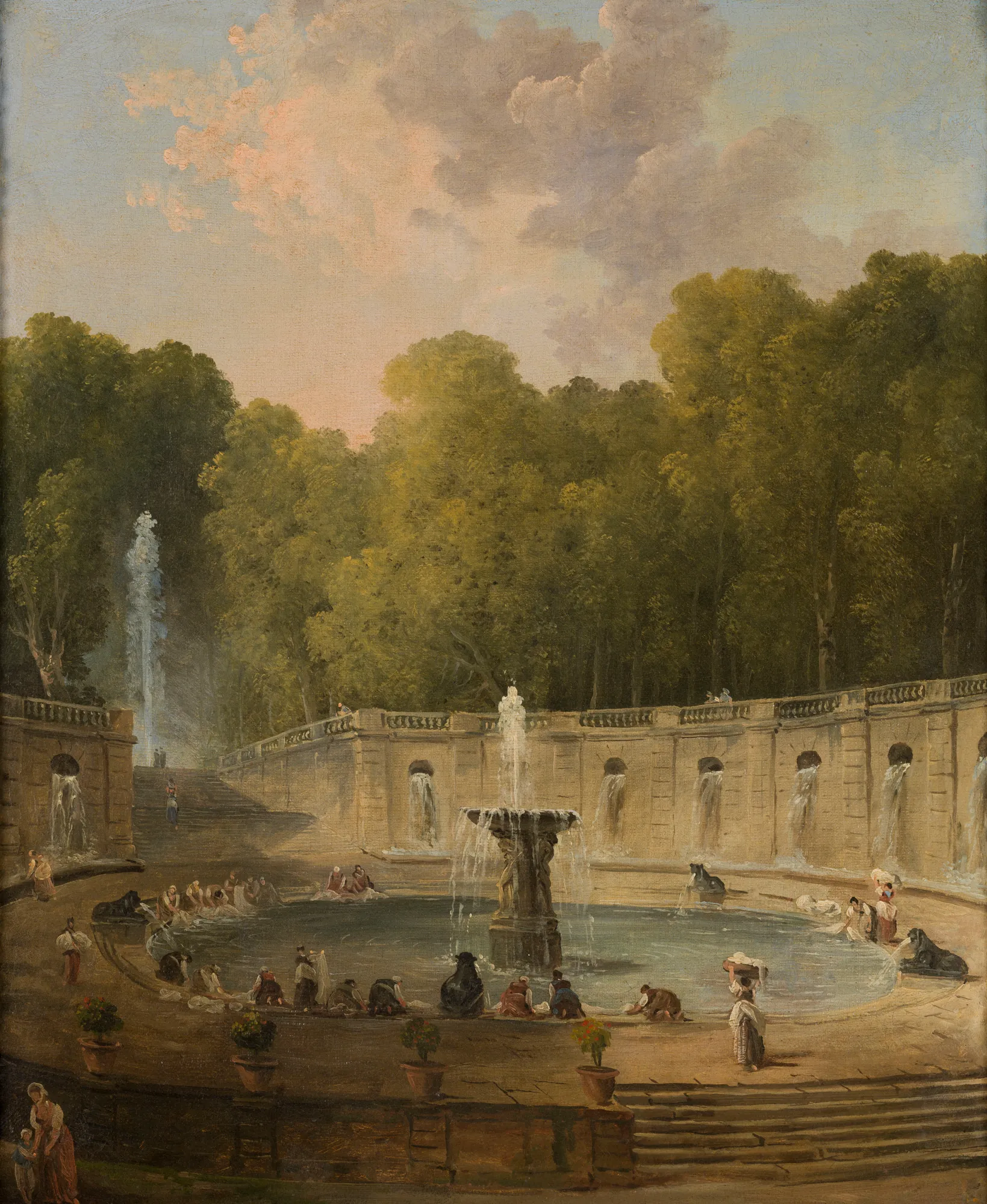 Washerwomen in a Park (Lavandières dans un parc)