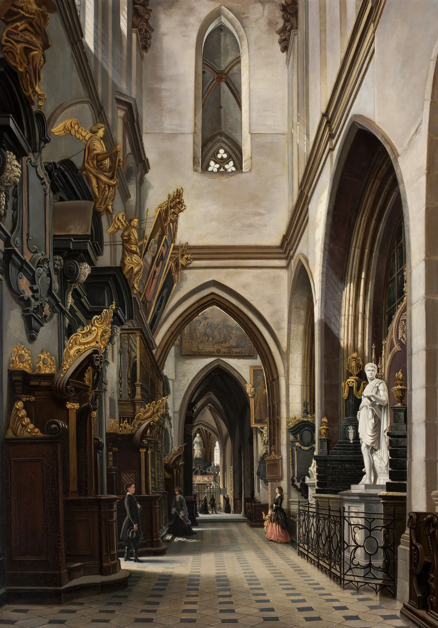 Aisle of the Wawel Cathedral