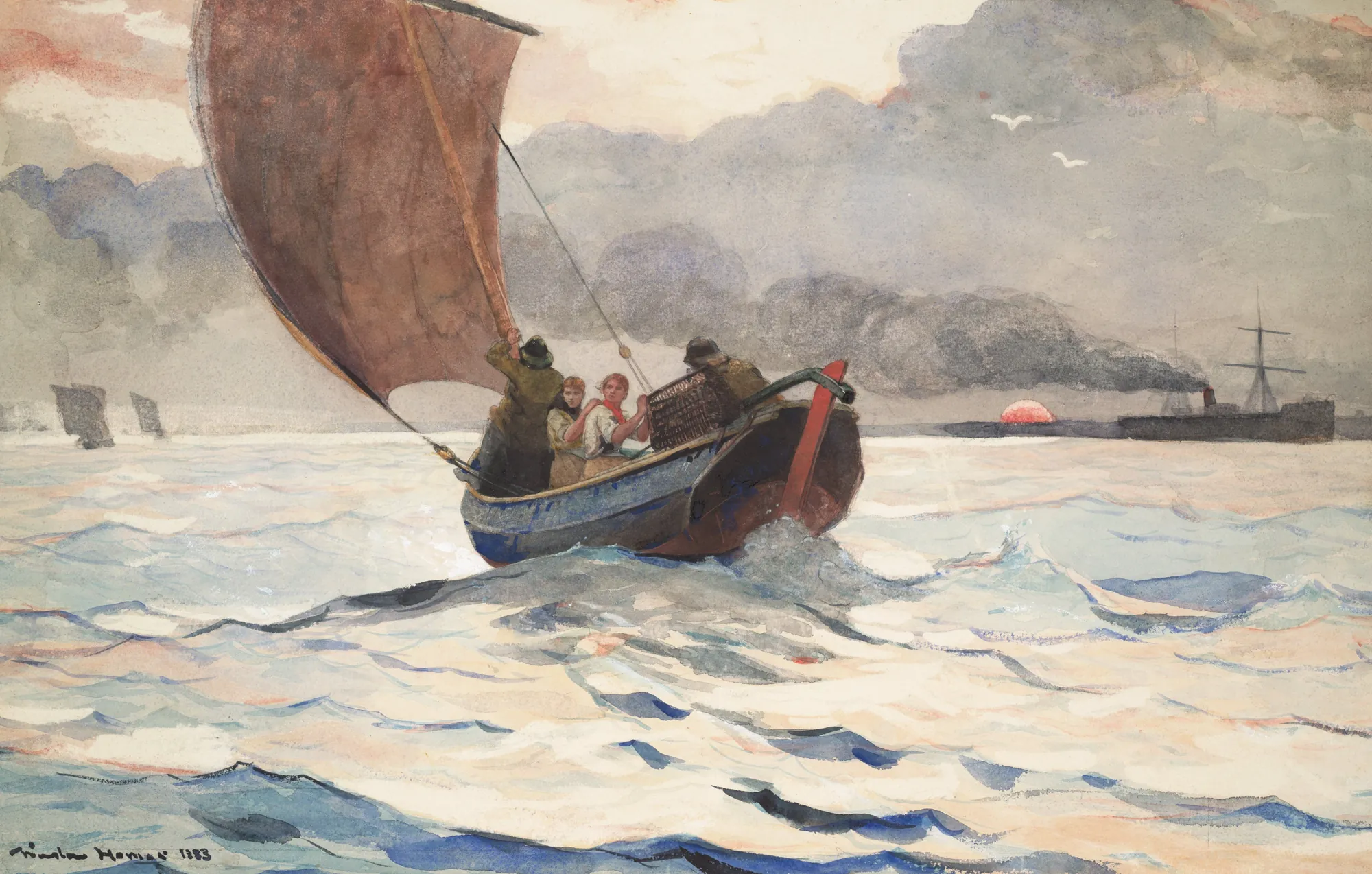 Returning Fishing Boats