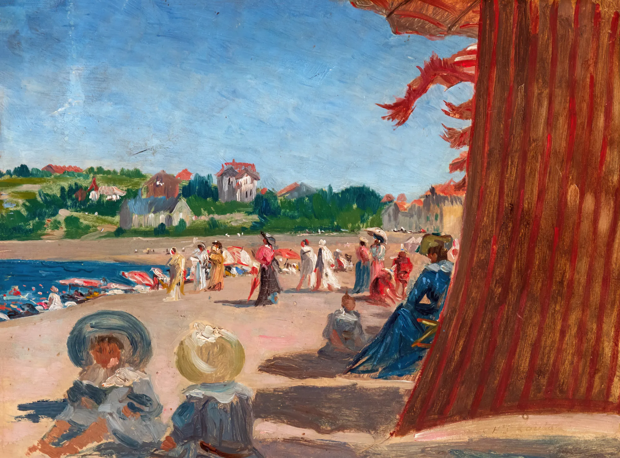 La famille Loubat à Saint-jean de Luz
