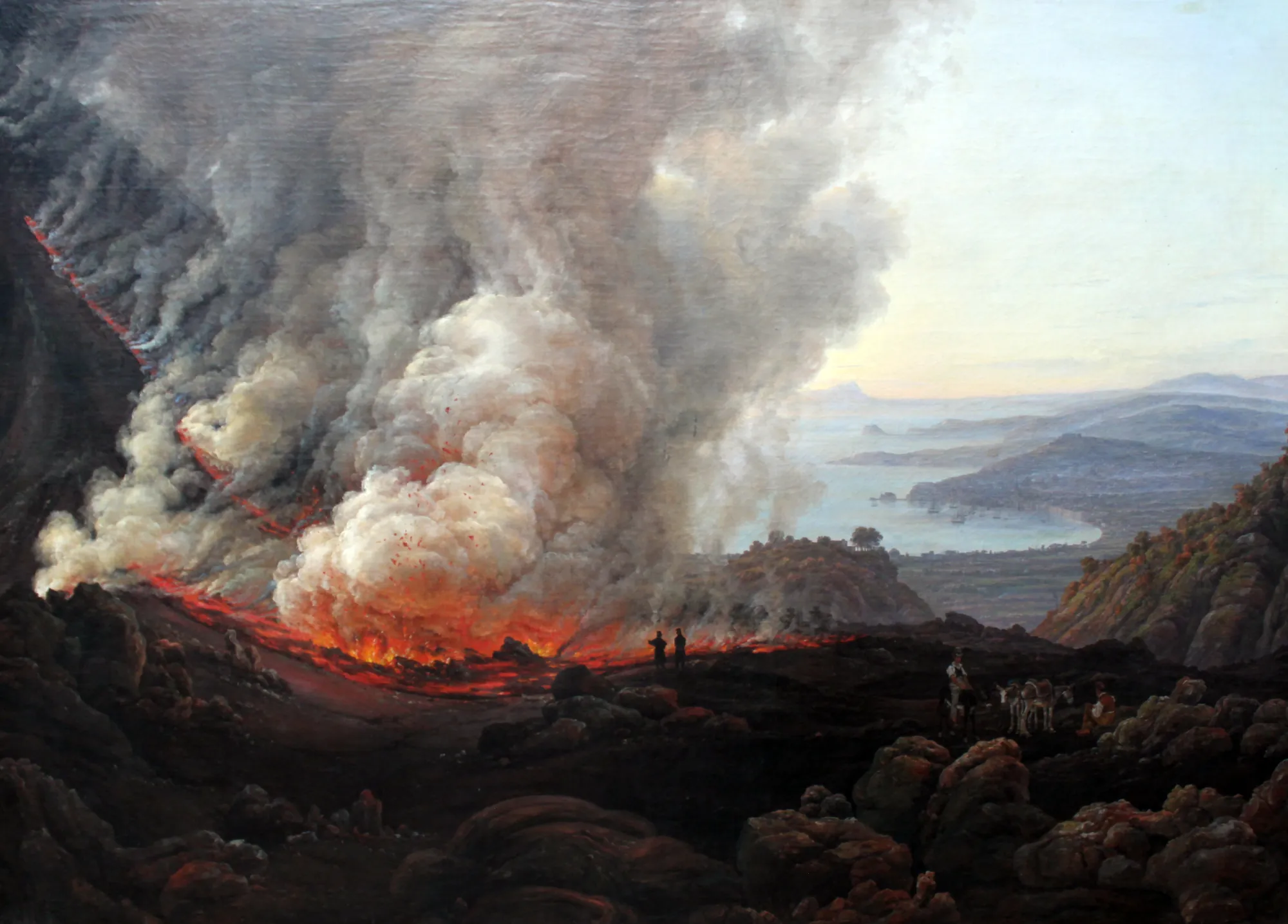 Der Ausbruch des Vesuv im Dezember 1820
