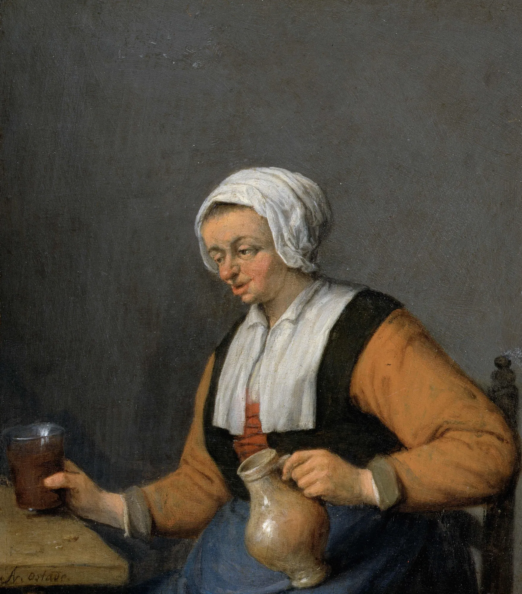 A Woman with a Beer-jug