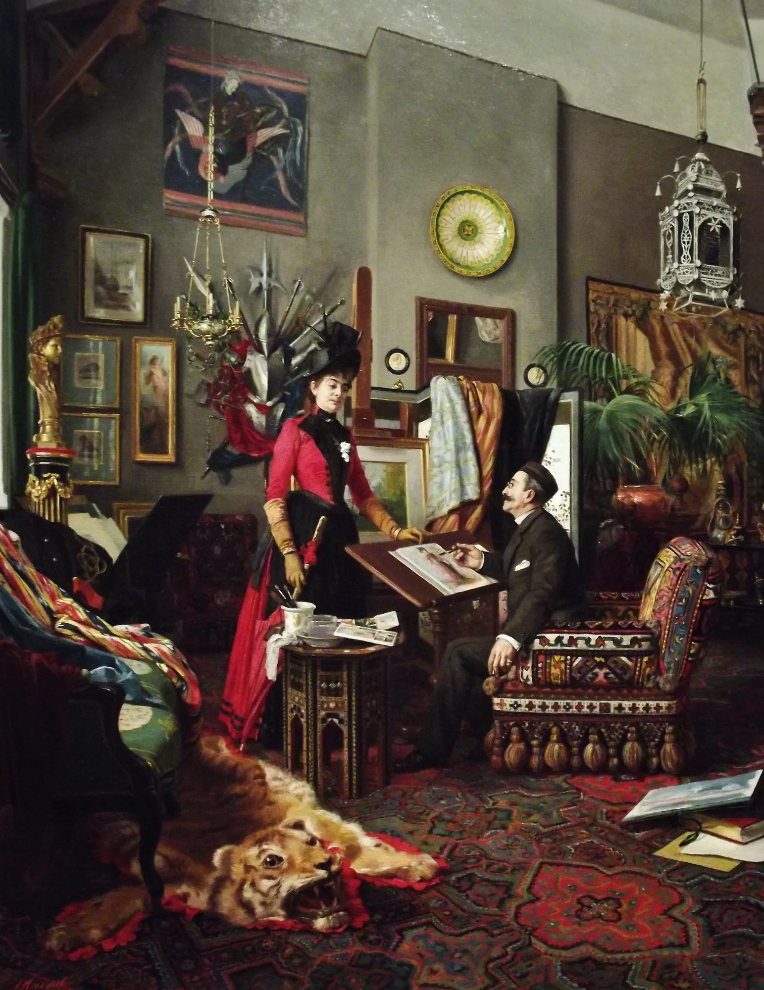 In the Artist's Studio