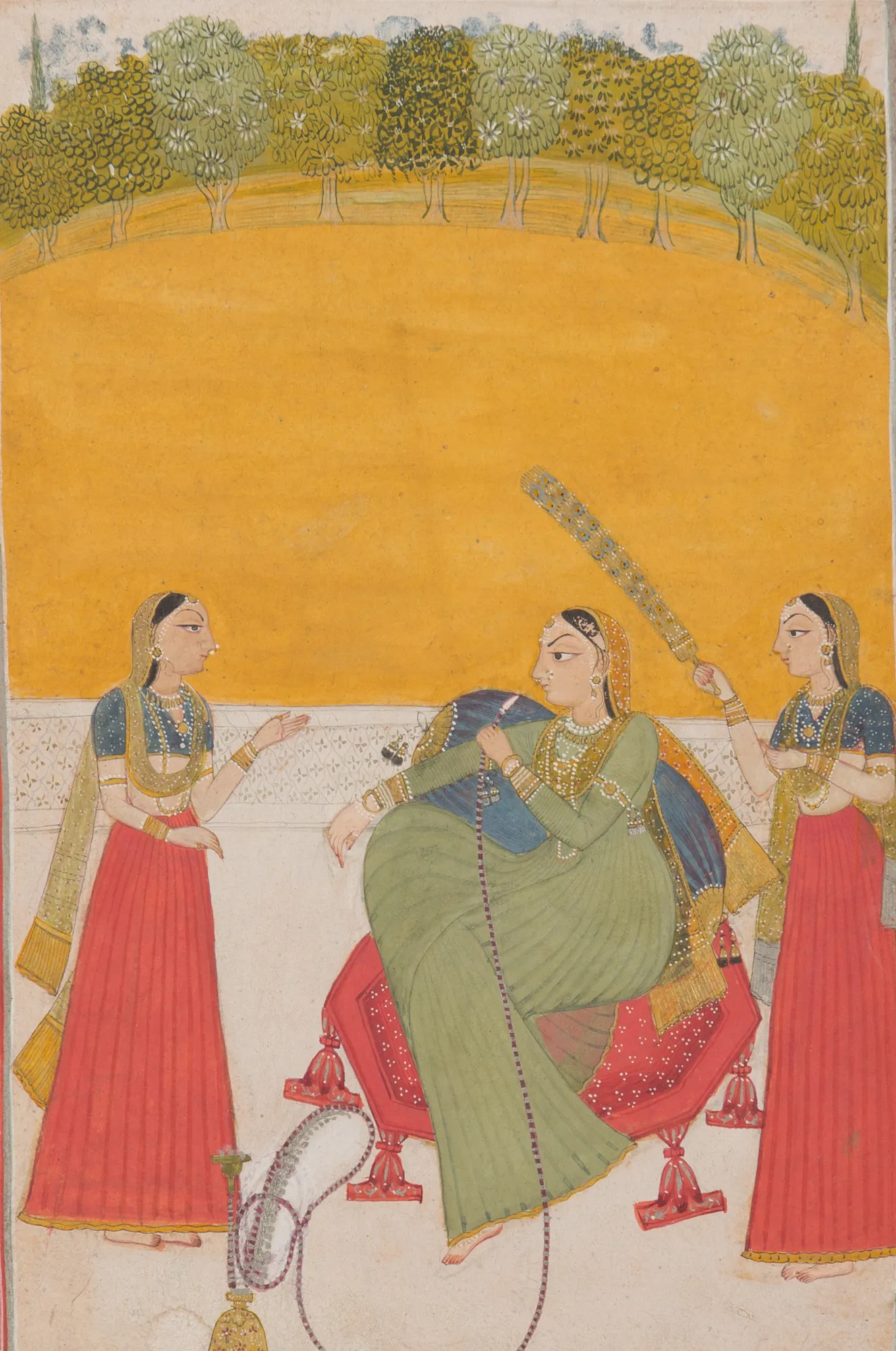 Lady on a Terrace
