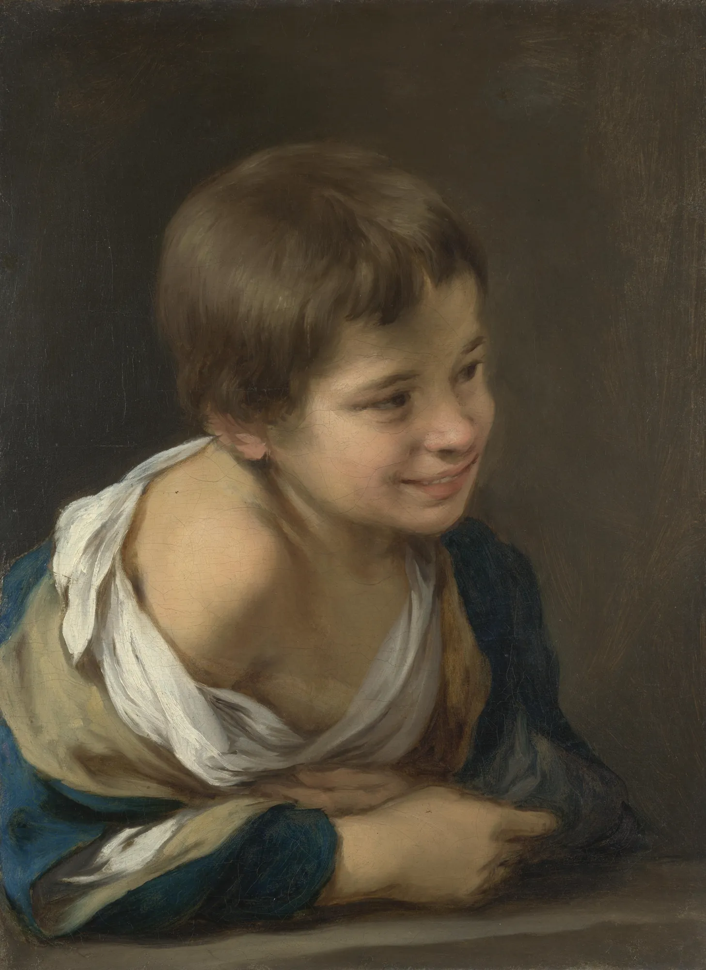 A Peasant Boy Leaning on a Sill