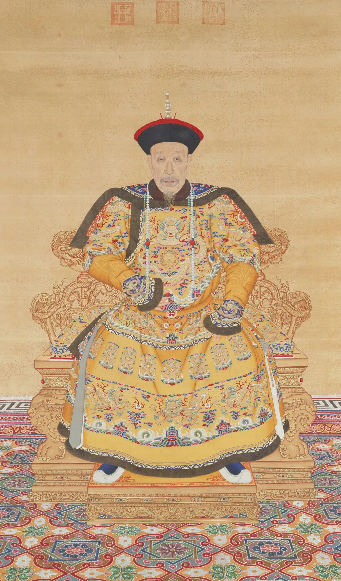 Portrait of the Qianlong Emperor in Court Dress