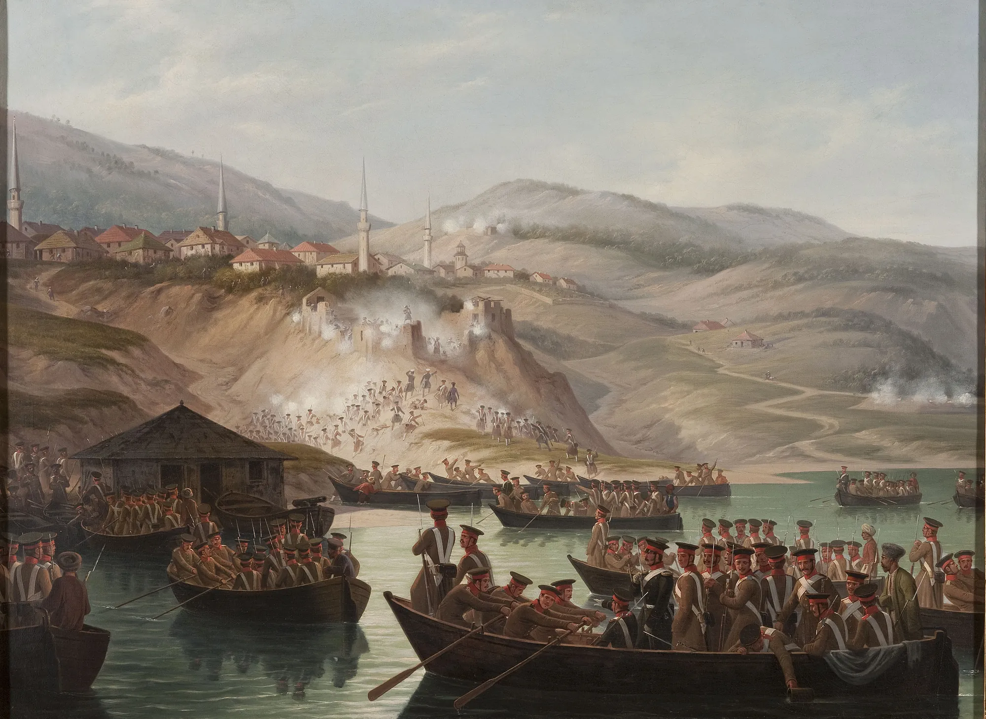Episode in the Caucasian Wars: Crossing the River in Arcx