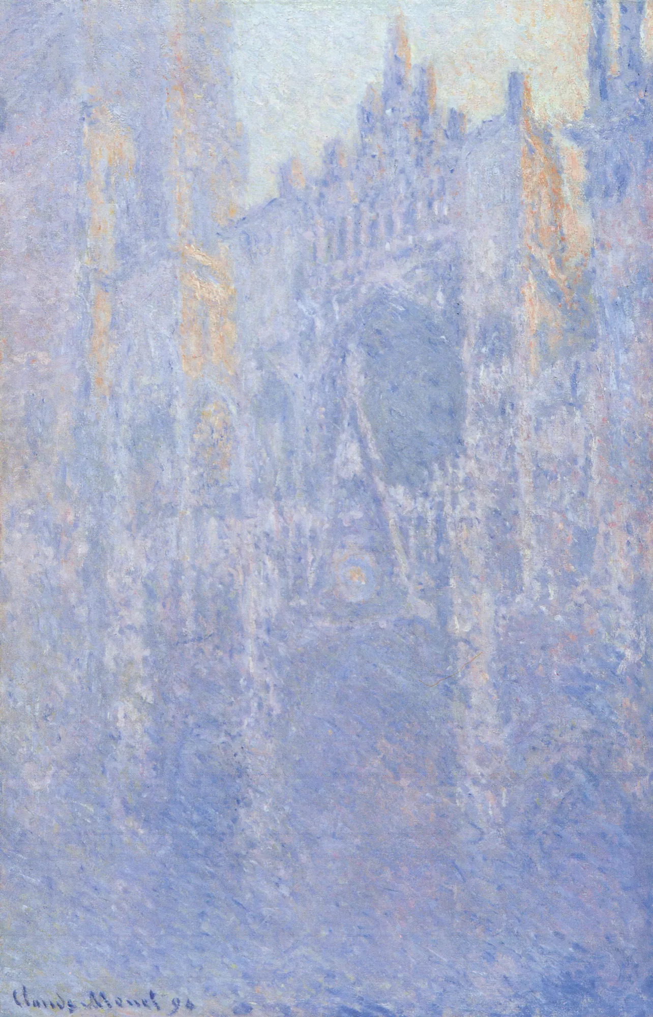 Rouen Cathedral, Portal, Morning Fog