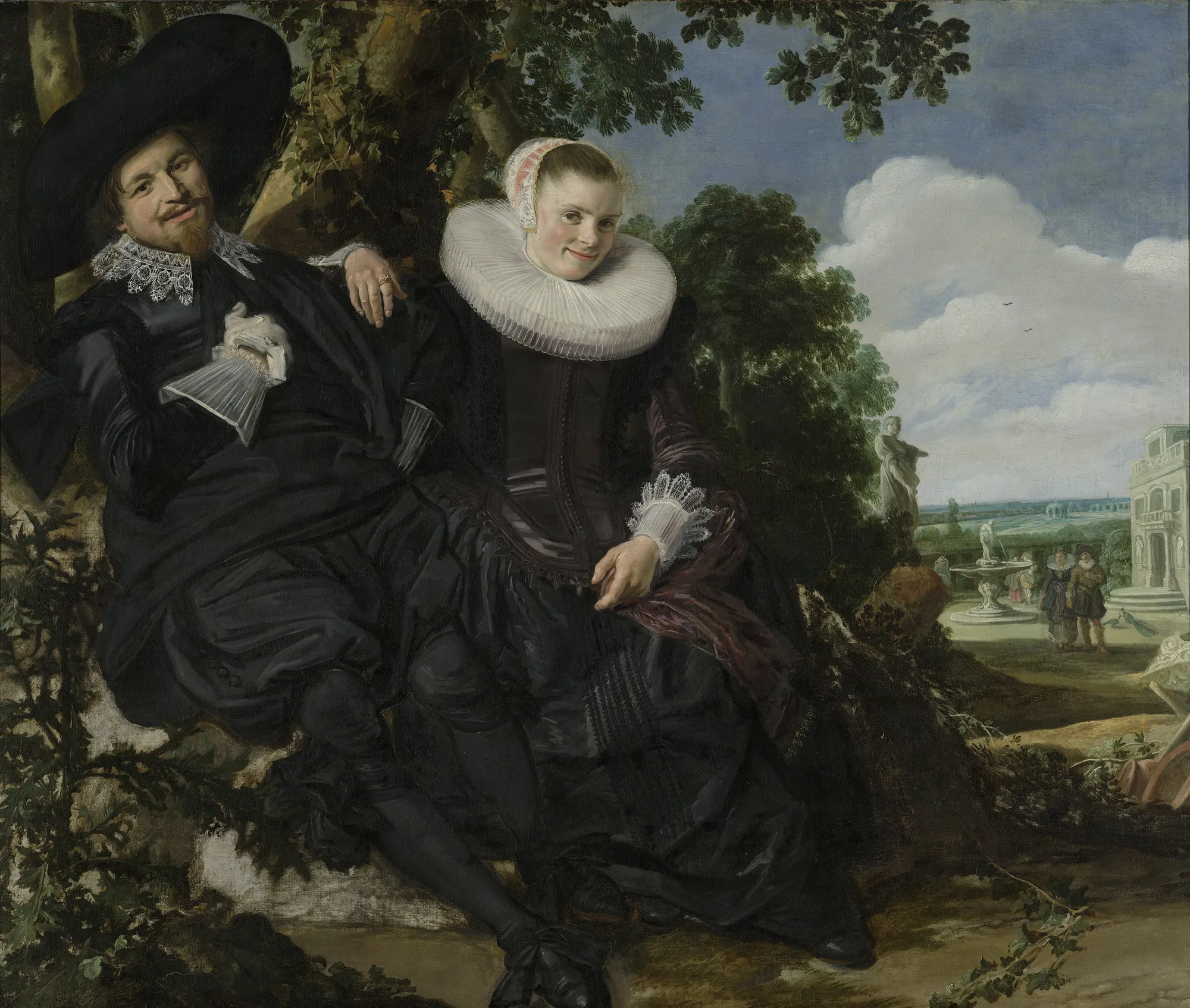 Portrait of a Couple, Isaac Massa and Beatrix van der Laen
